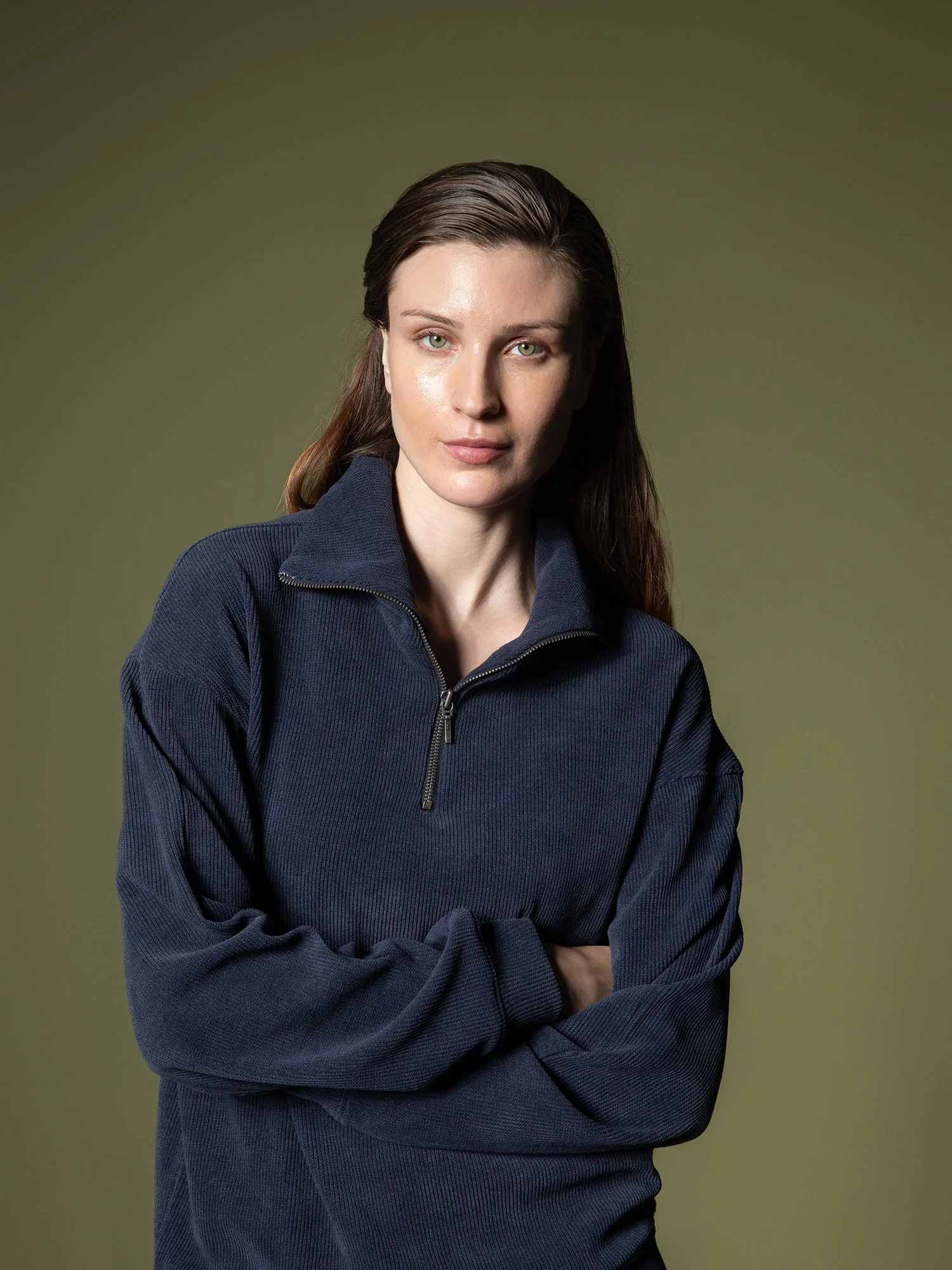 Ribbed quarter-zip sweatshirt - Image 29