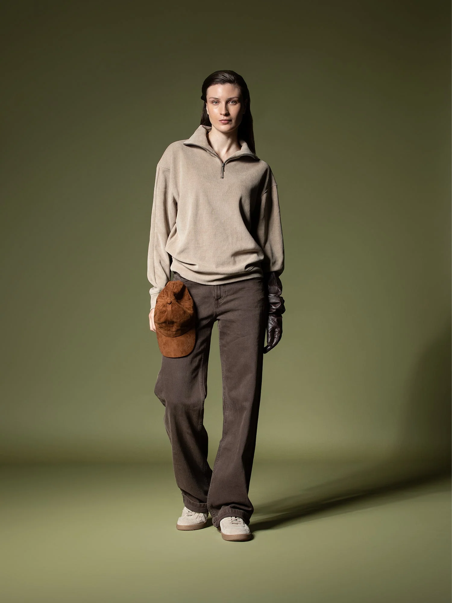 Ribbed quarter-zip sweatshirt - Image 39