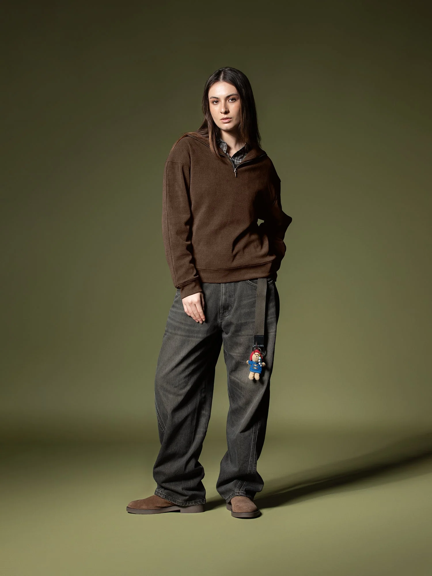 Ribbed quarter-zip sweatshirt - Image 19