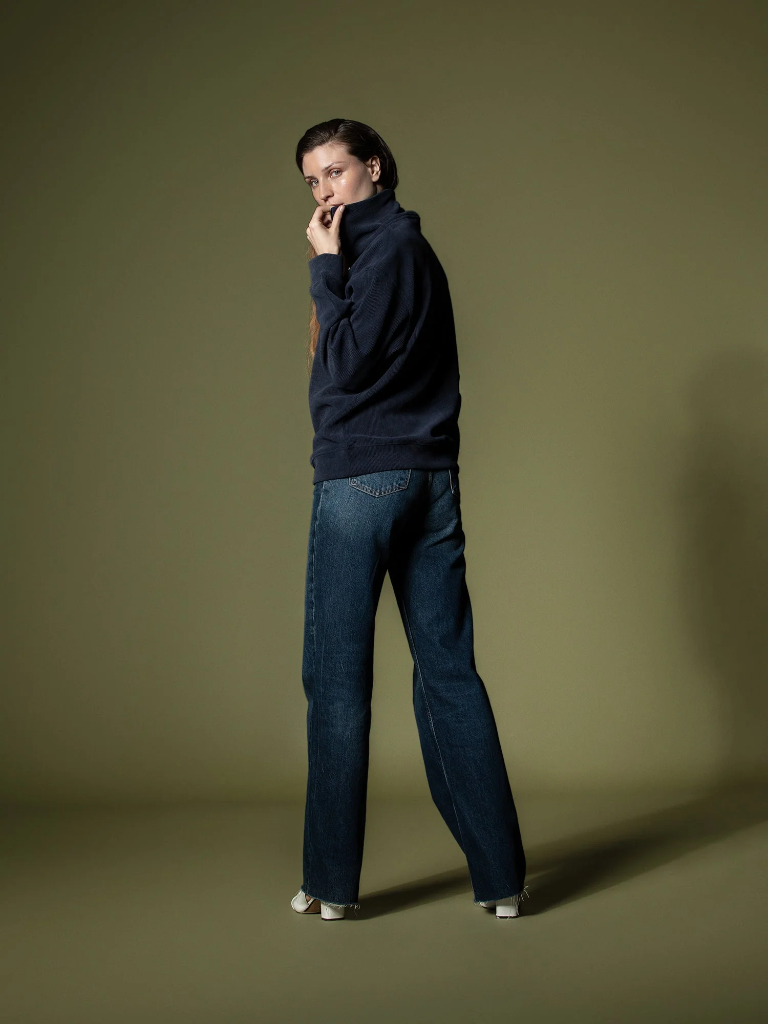 Ribbed quarter-zip sweatshirt - Image 48