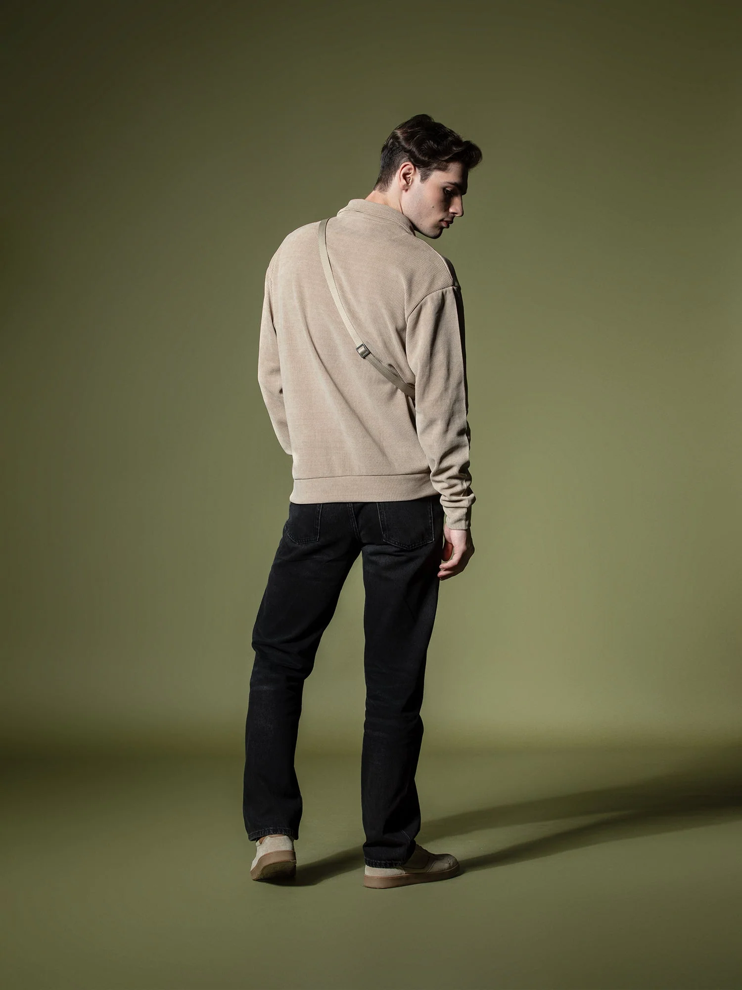 Ribbed quarter-zip sweatshirt - Image 13