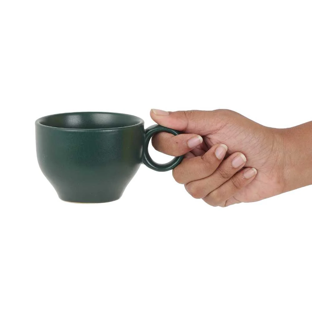 Ring Handle Ceramic Cup | Set Of 2 - Image 10