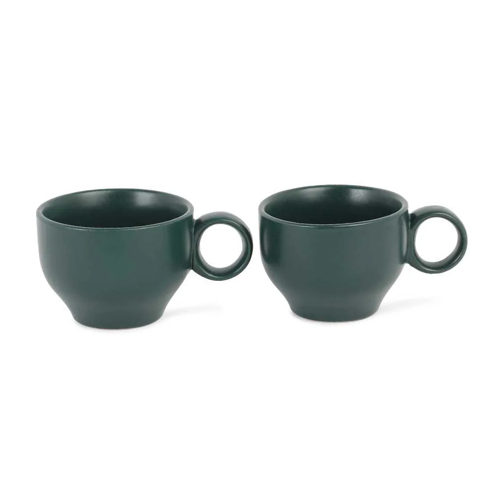 Ring Handle Ceramic Cup | Set Of 2 - Image 7