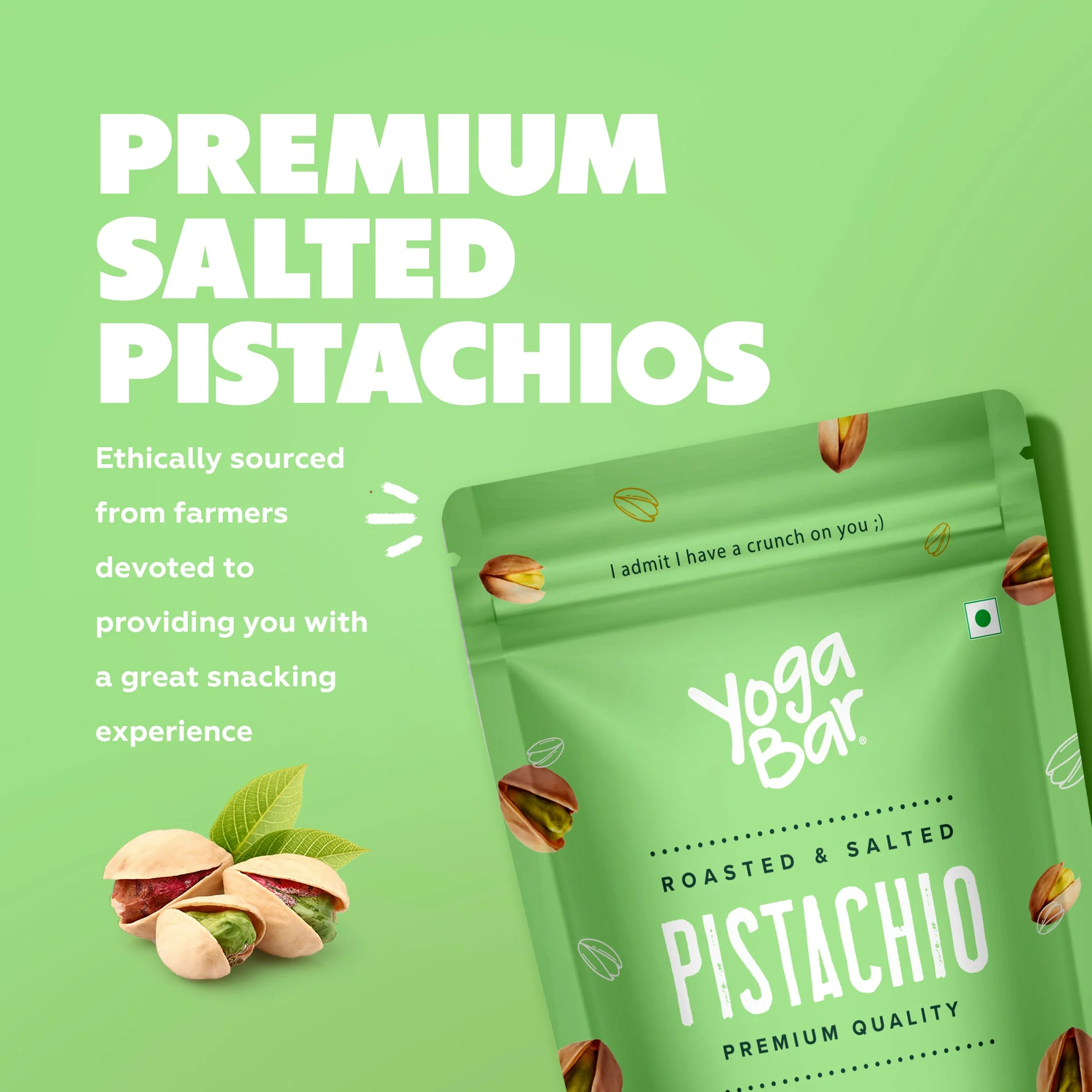 Roasted & Salted Pistachios 200g - Image 3