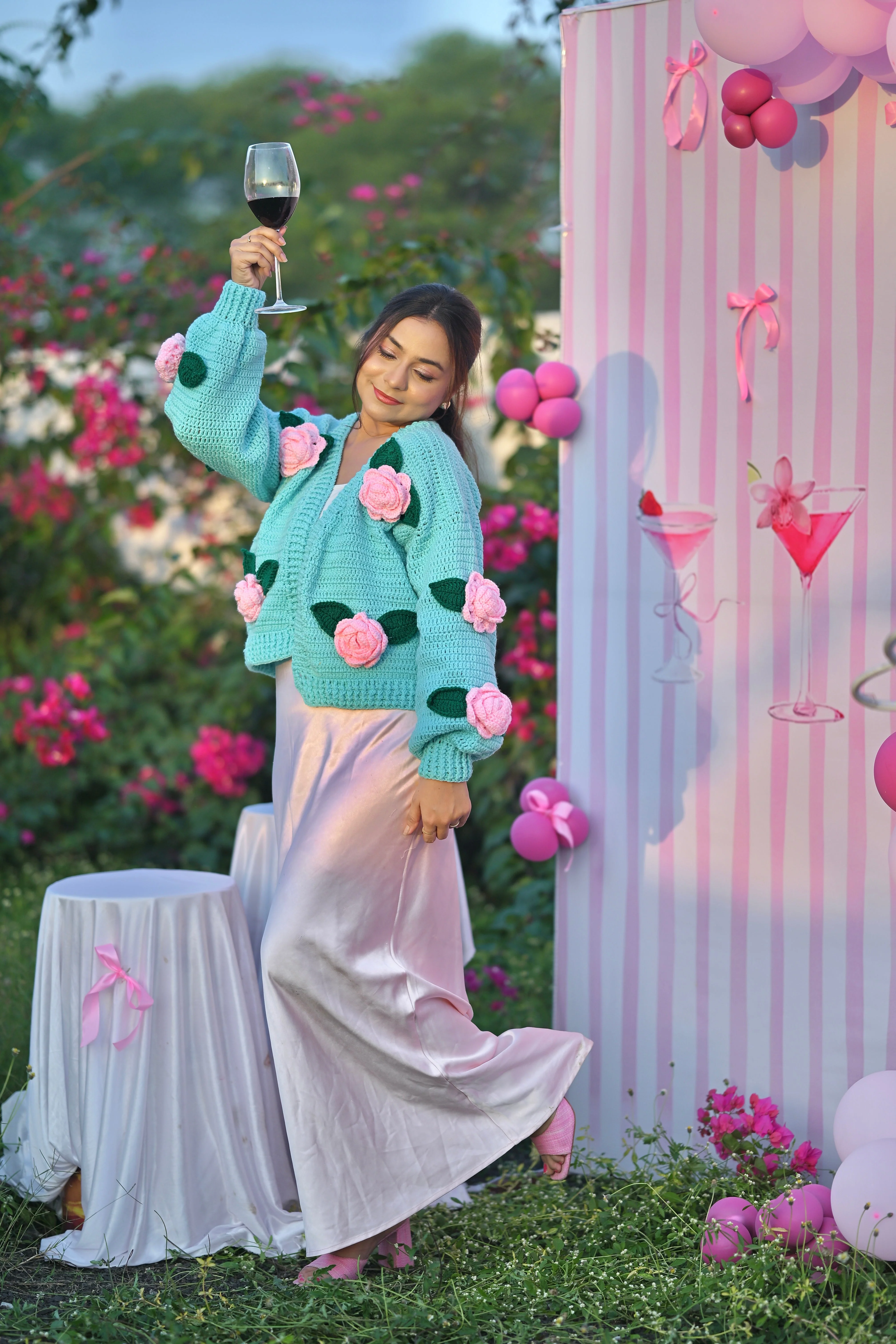 Rosa Blue Cardigan