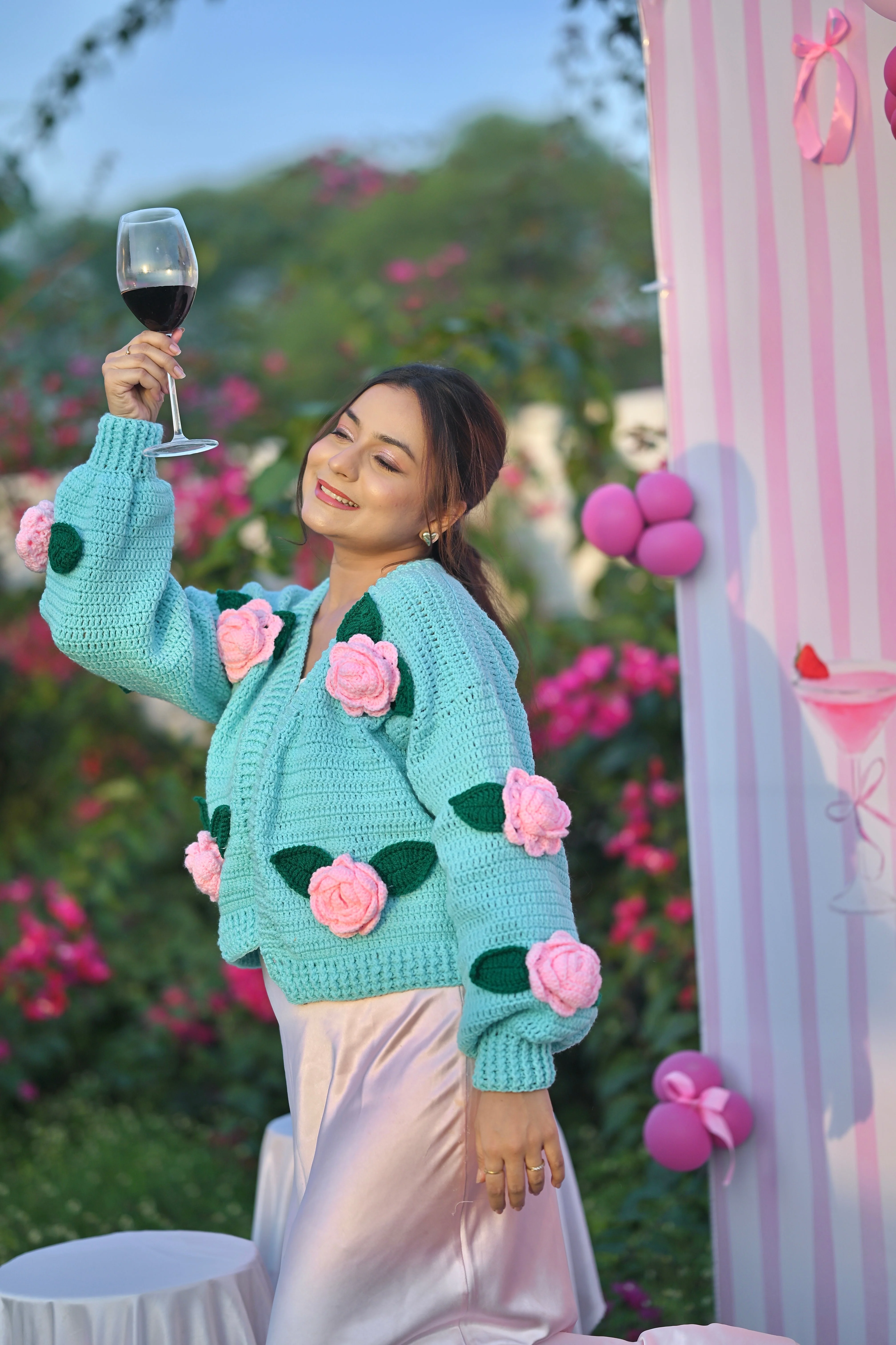 Rosa Blue Cardigan - Image 2