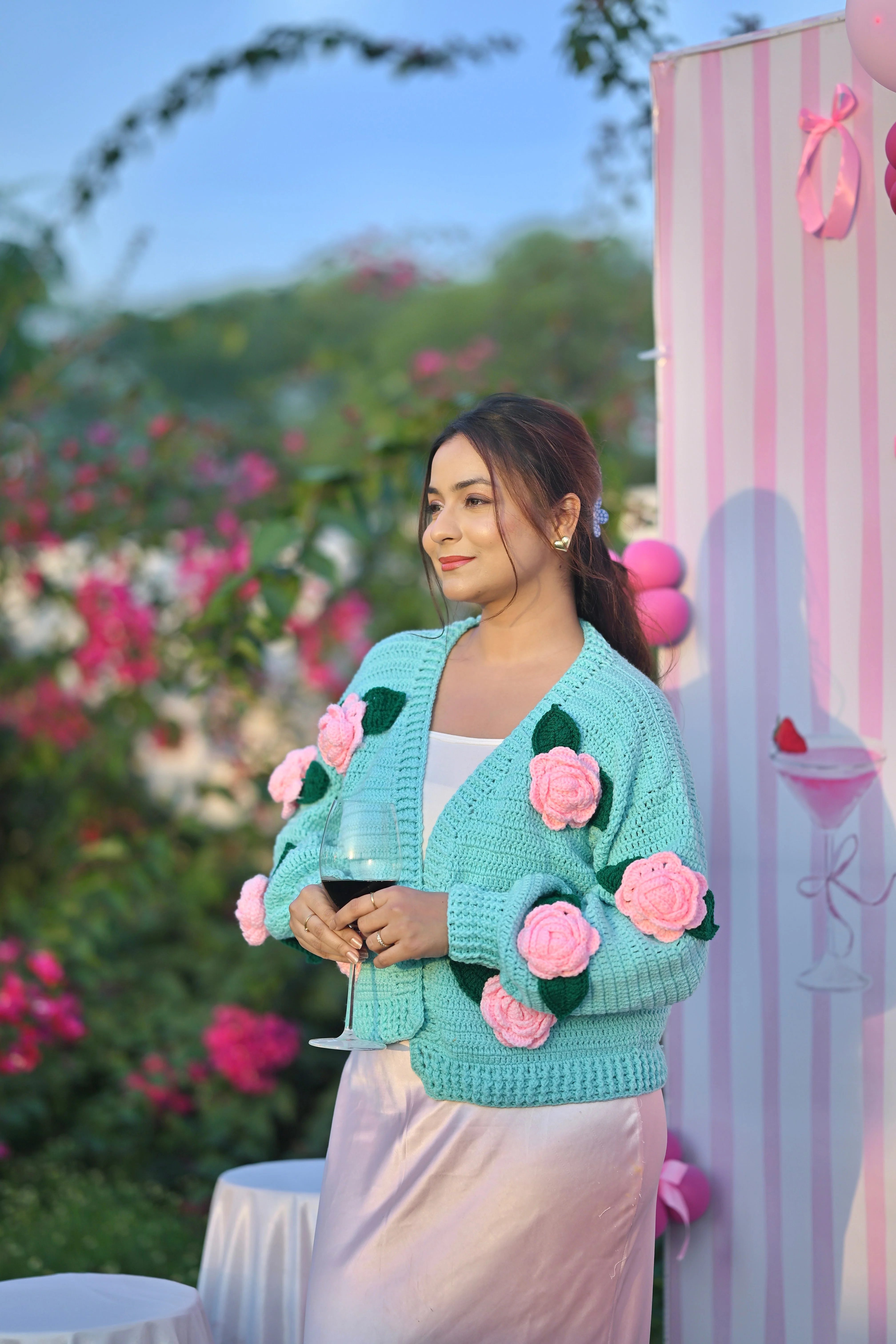 Rosa Blue Cardigan - Image 4