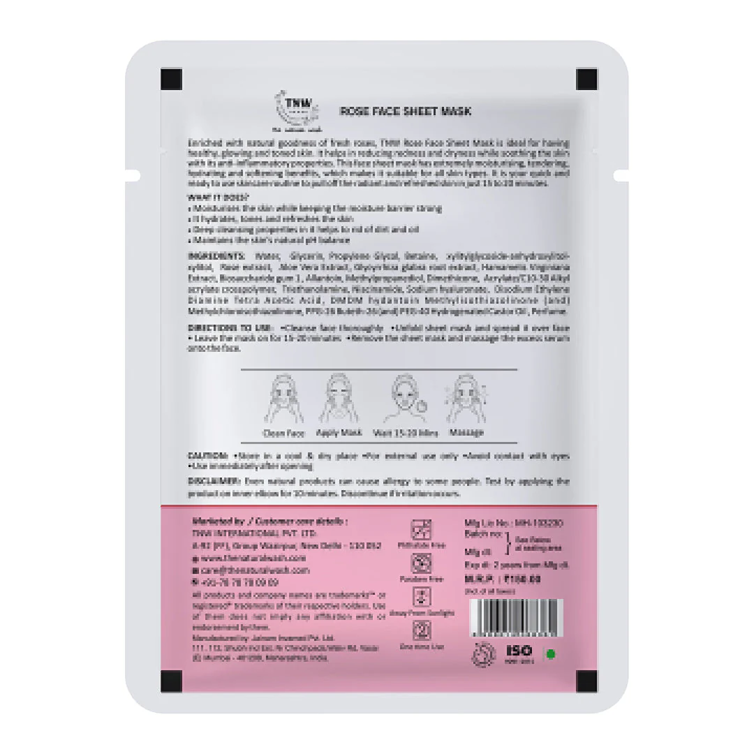 Rose Face Sheet Mask (SC) - Image 2