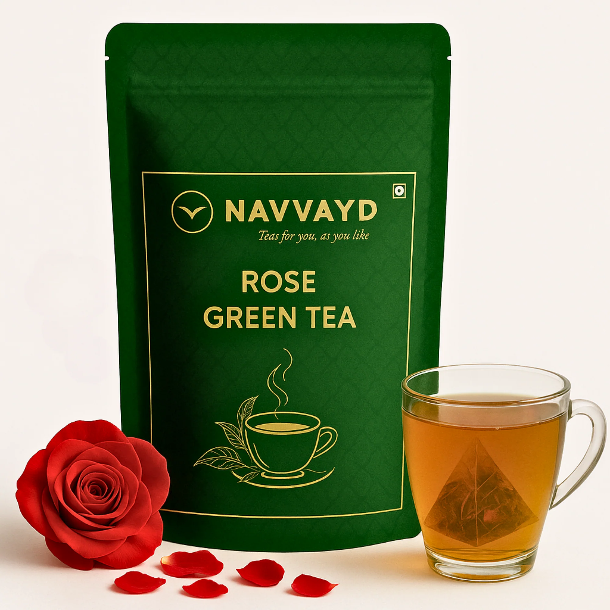 Rose Green Tea - Teabags - Image 5