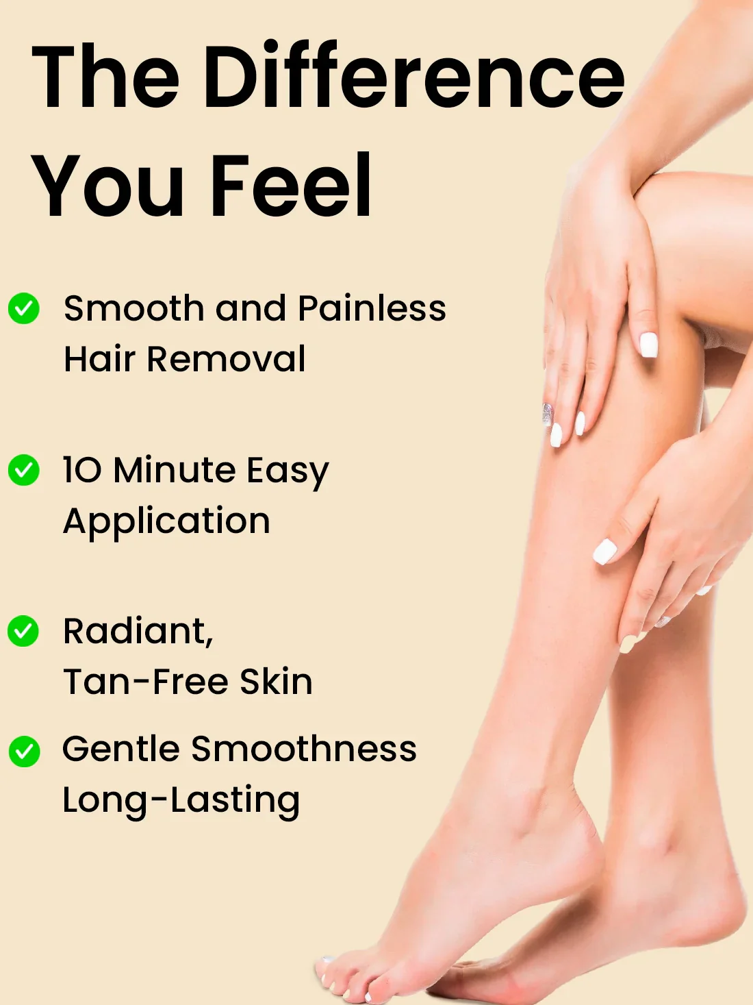 Rose Hair Removal Powder - 10 Minute Full Body Wax - Image 4