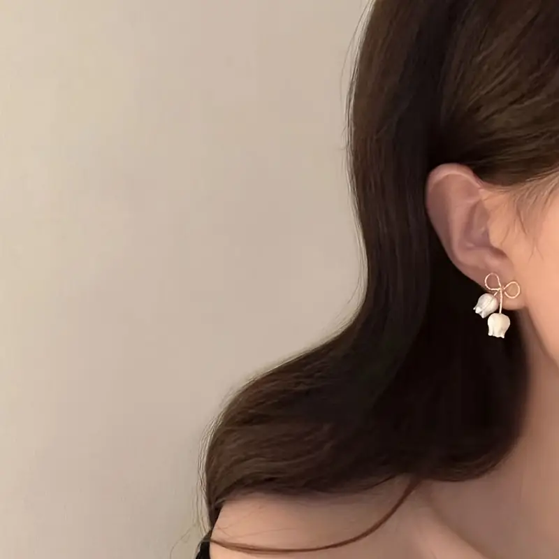 Rose Kiss Stud Earring — Buy Any 5 for Rs. 599 - Image 2