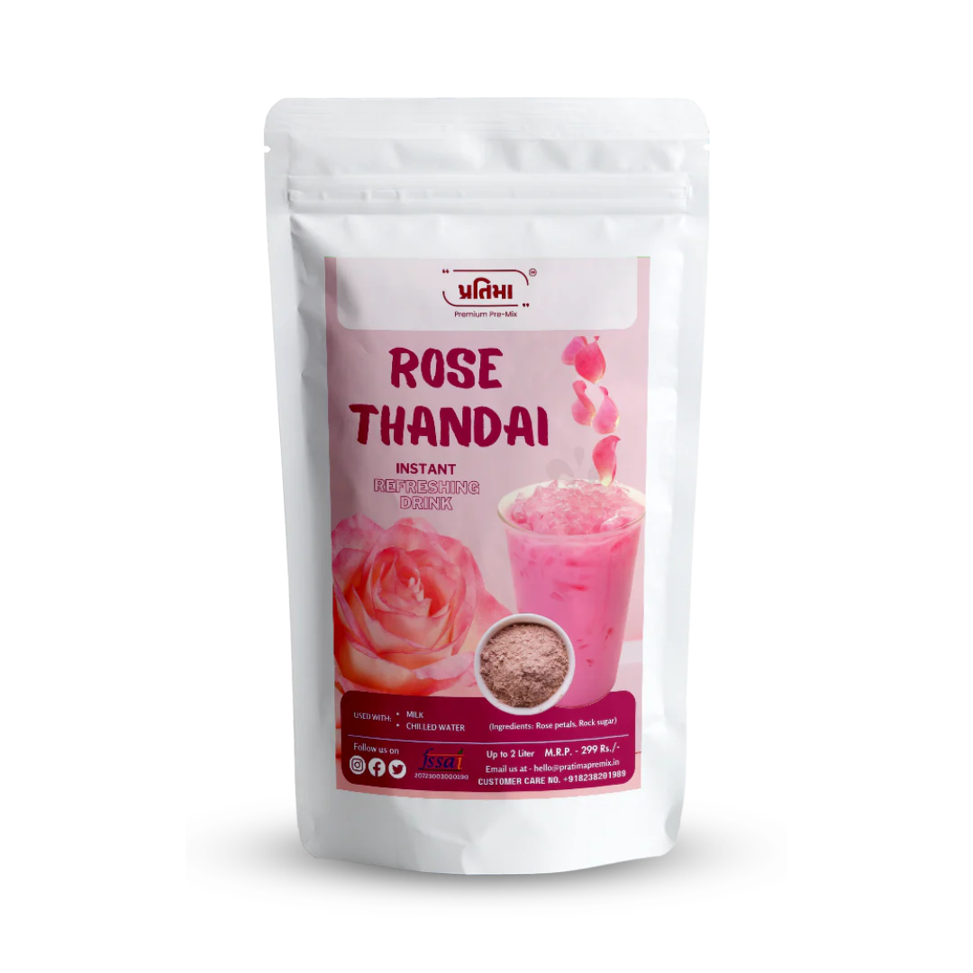 Rose Thandai ā Refreshing Rose Drink Mix (150gm) - Image 2