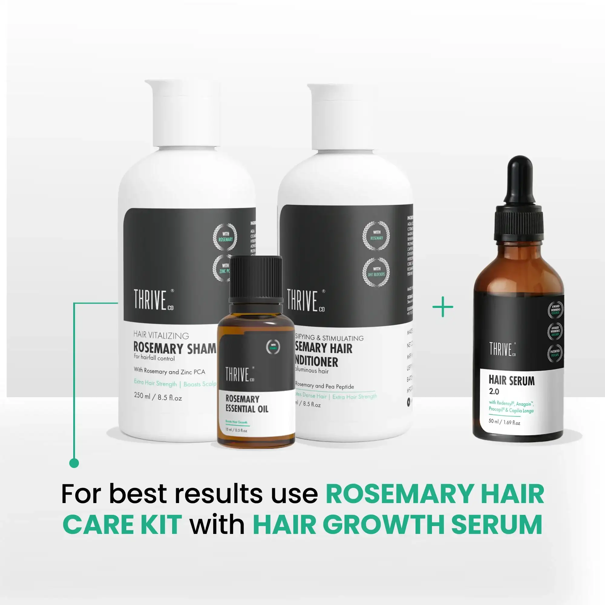 Rosemary Kit: Rosemary Shampoo(250ml), Conditioner (250ml) & Rosemary Essential Oil (15ml) Combo - Image 7