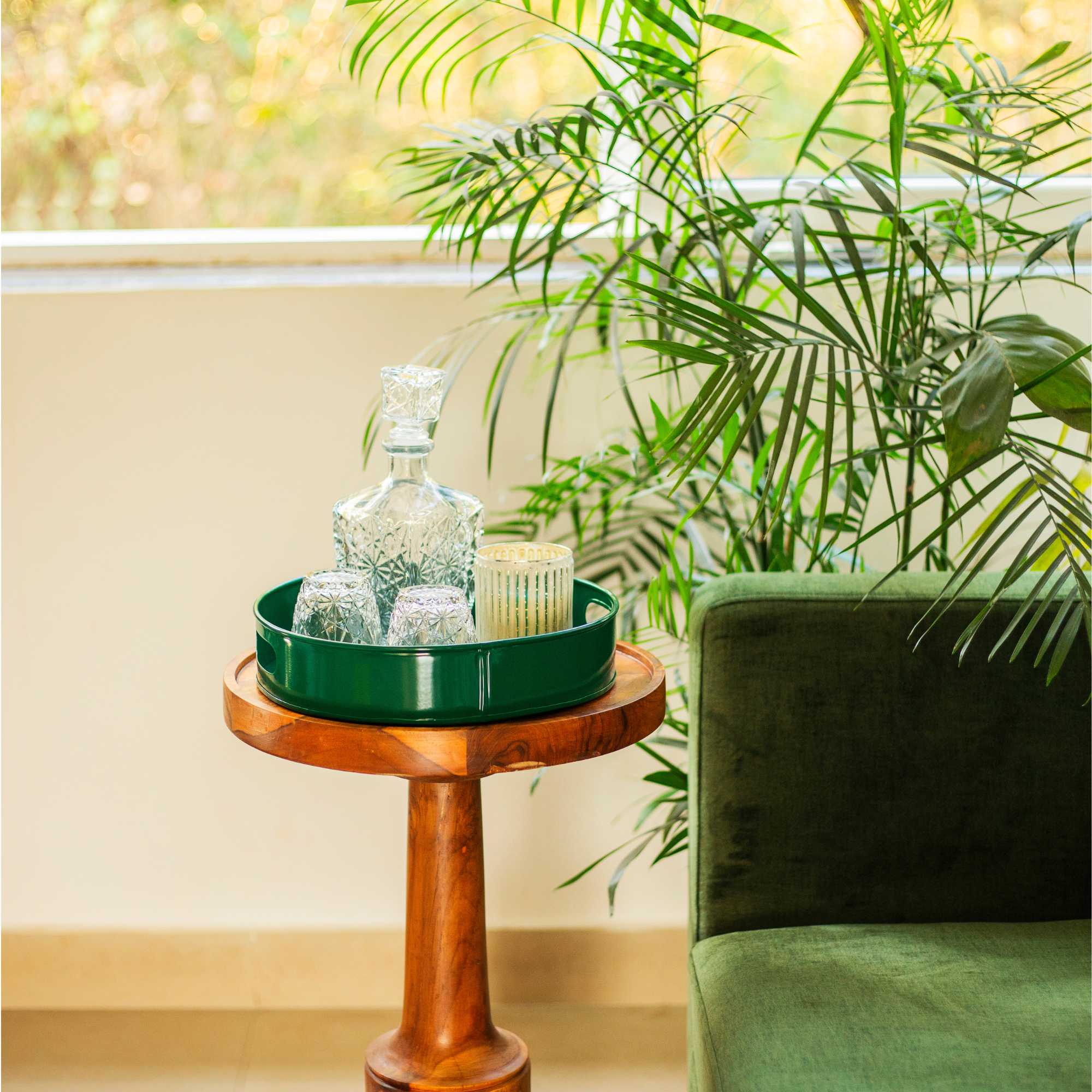 Round Metal Serving Tray - Image 7