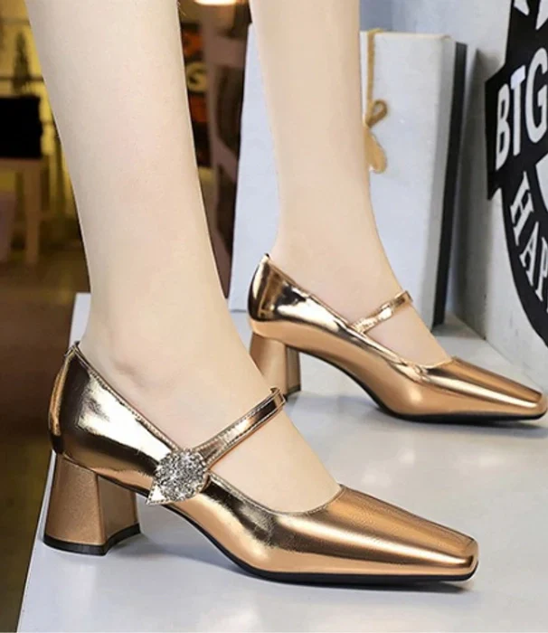 Roxy Buckled Heels - Image 4