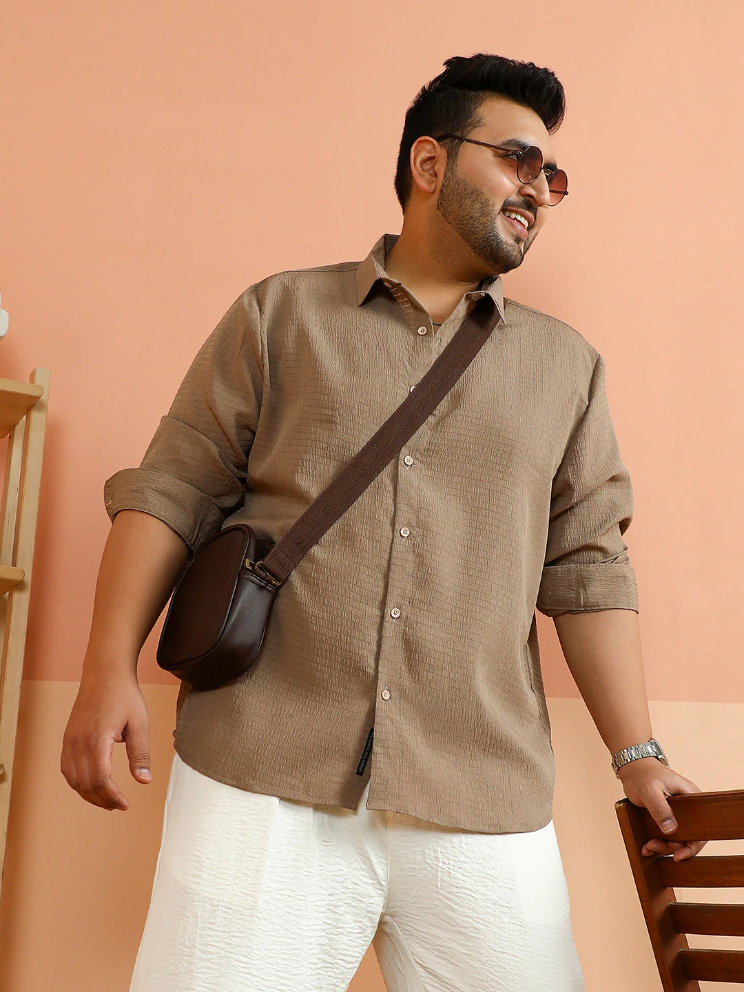 Ruche-Textured Shirt - Image 97