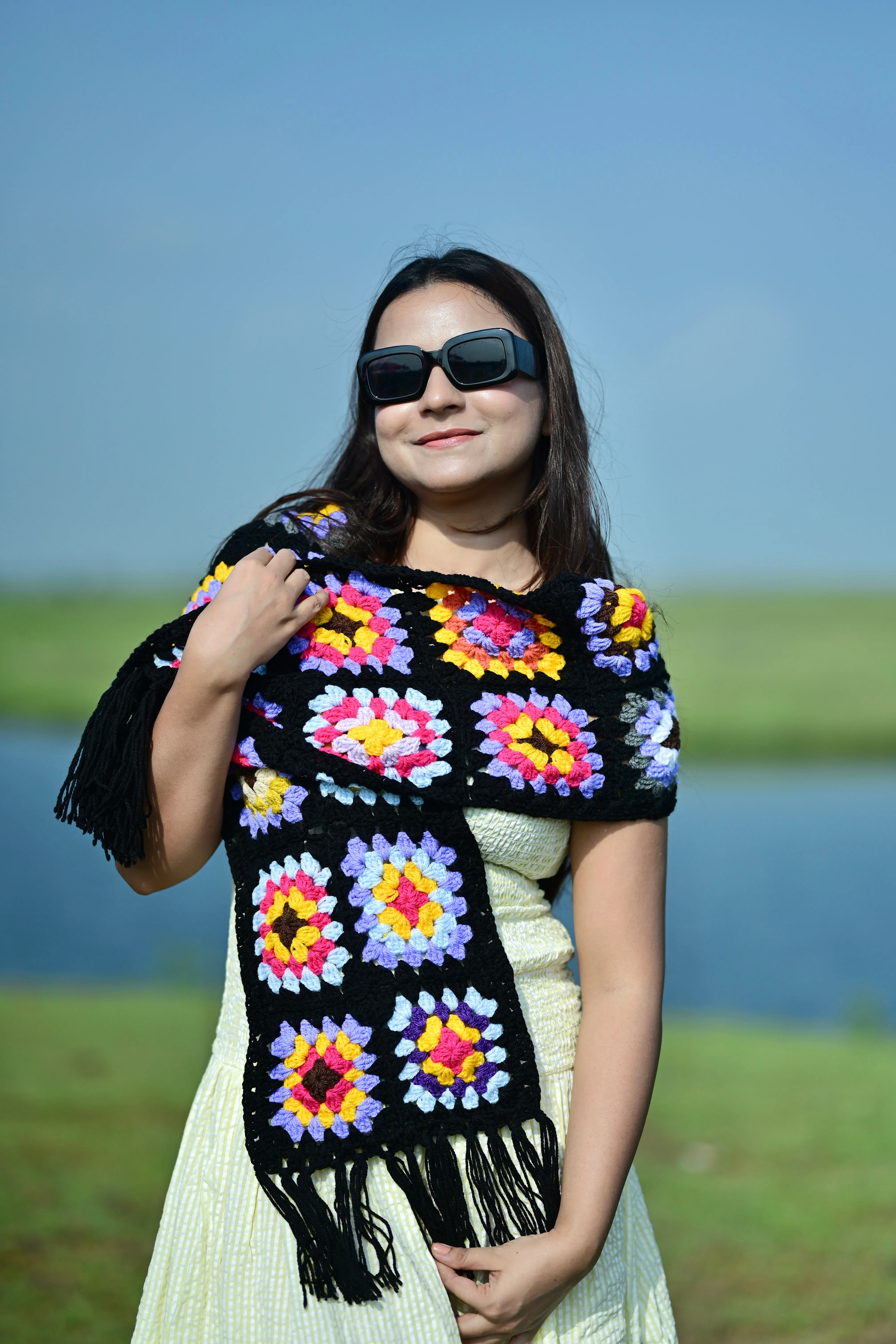 Russian Black Scarf - Image 2