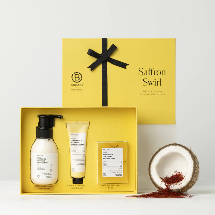 Saffron Swirl Gifting Set (3-piece gift box)