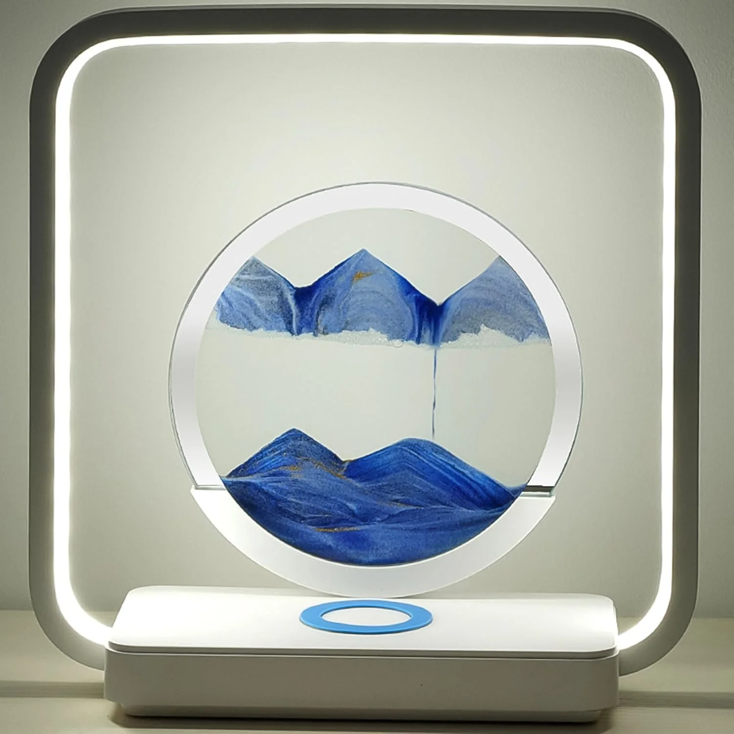 SandX: 3D Quicksand LED Lamp with Wireless Charging & Liquid Motion Art for Relaxing Desk & Bedroom Décor - Image 3