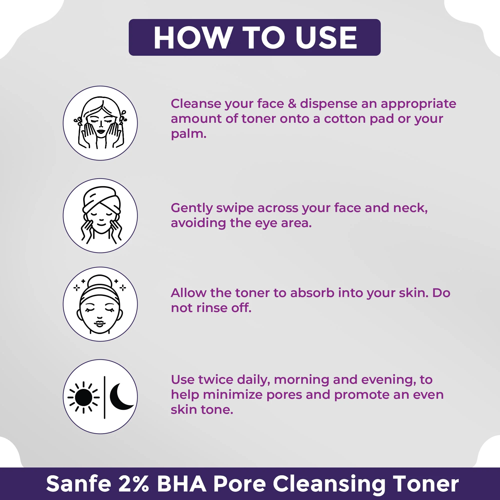 Sanfe 2% BHA Pore Cleansing Toner - 100ml - Image 6