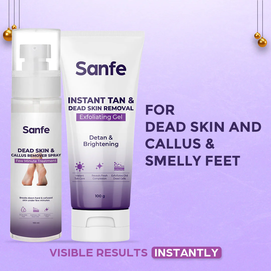 Sanfe Dead Skin & Callus Remover Spray - 100ml - Image 7