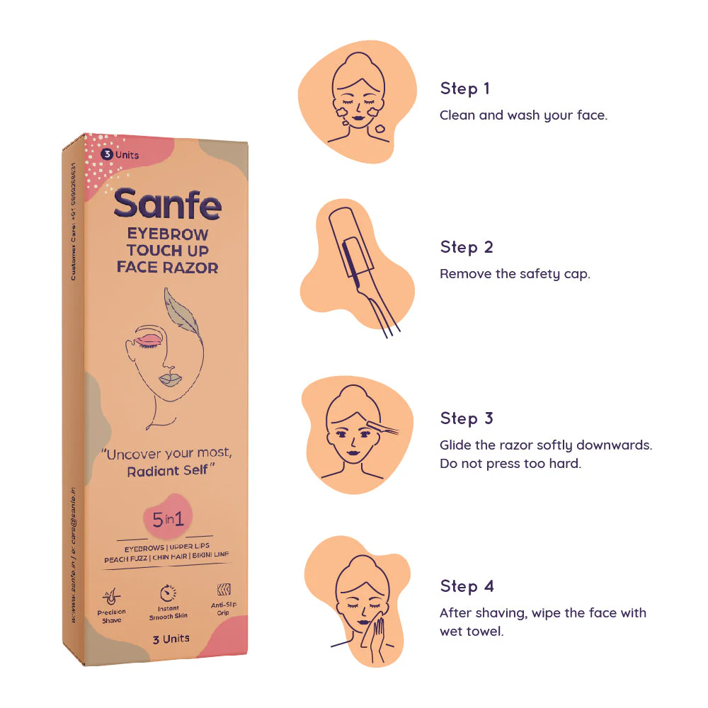 Sanfe EyeBrow Touch Up Razor - Image 4