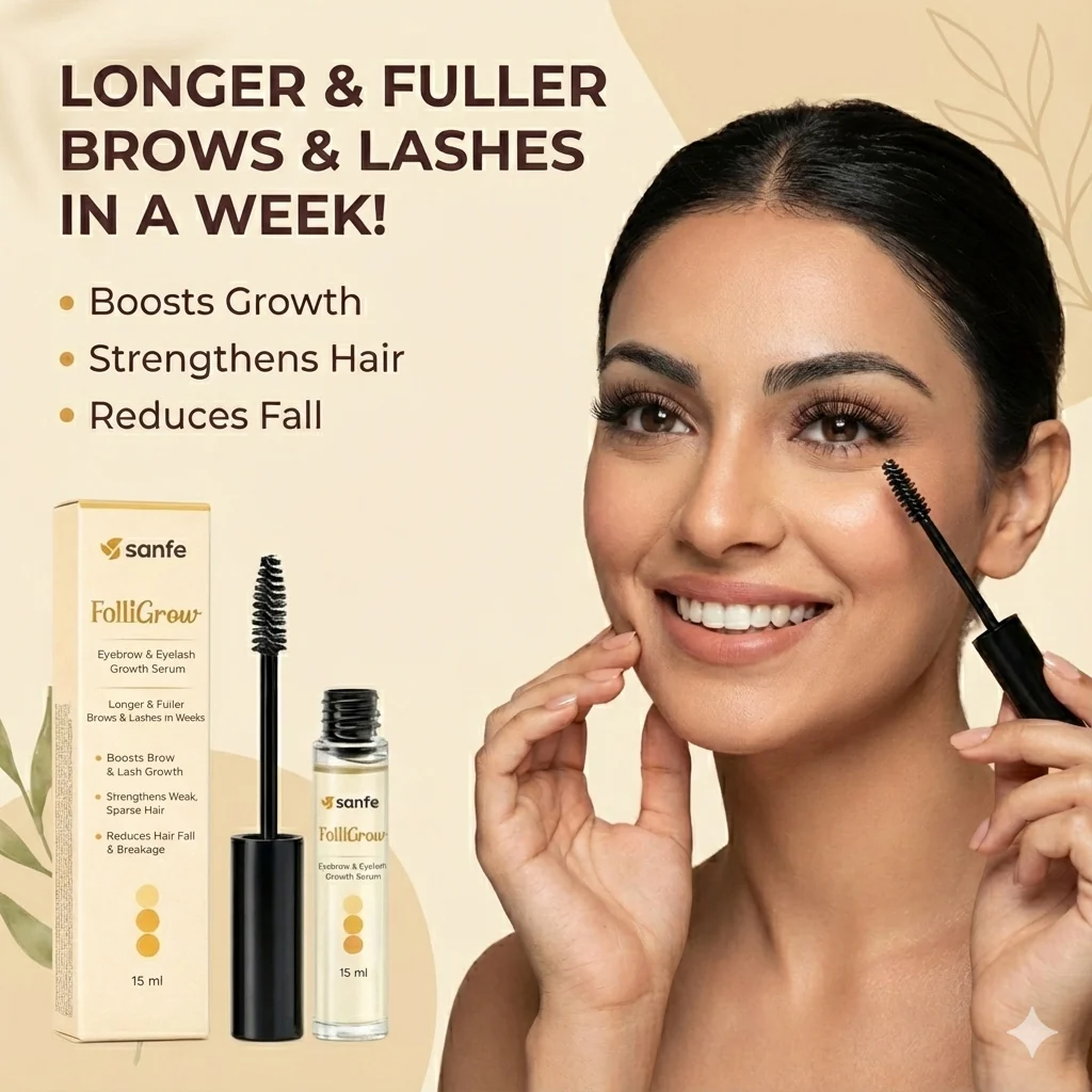 Sanfe FolliGrow Eyebrow & Eyelash Growth Serum (15g) - Image 2