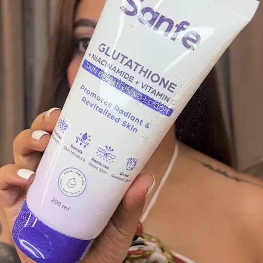 Sanfe Glutathione + Niacinamide + Vitamin C Skin Brightening Lotion - 200ml - Image 2