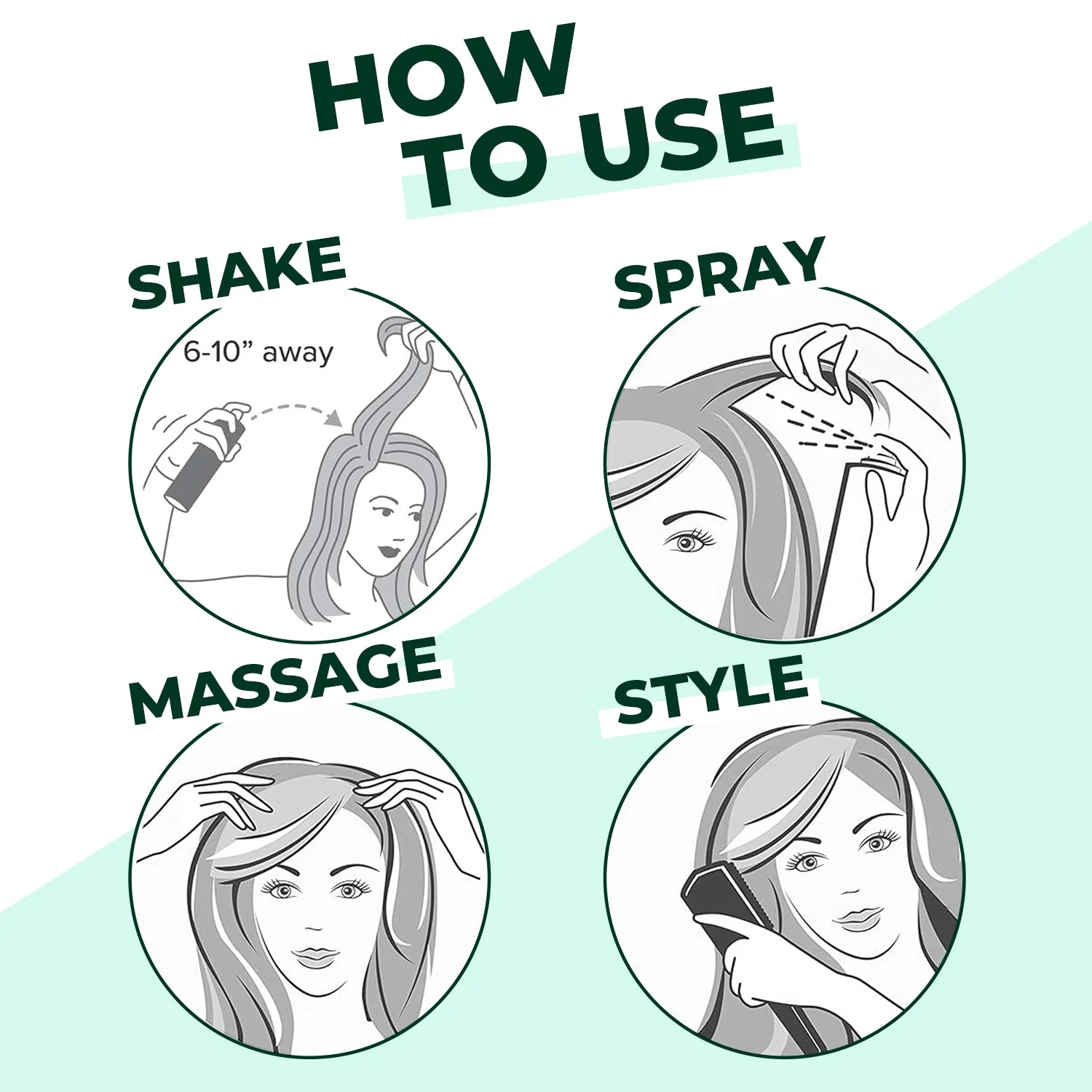 Sanfe Hair Volumizing Dry Shampoo  - 200ml, Instantly refreshes, add volume, Absorbs Oil and Dirt - Image 7