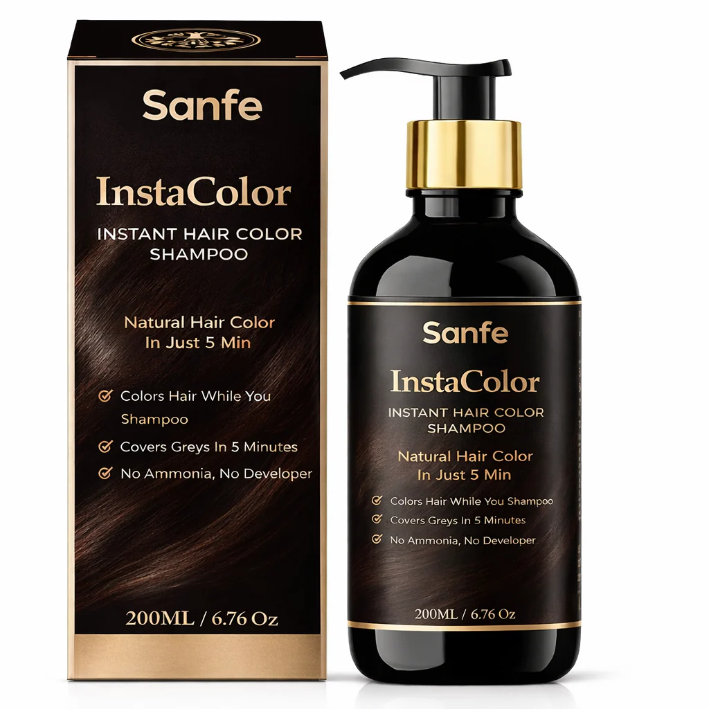 Sanfe InstaColor 5-Minute Instant Hair Color Shampoo