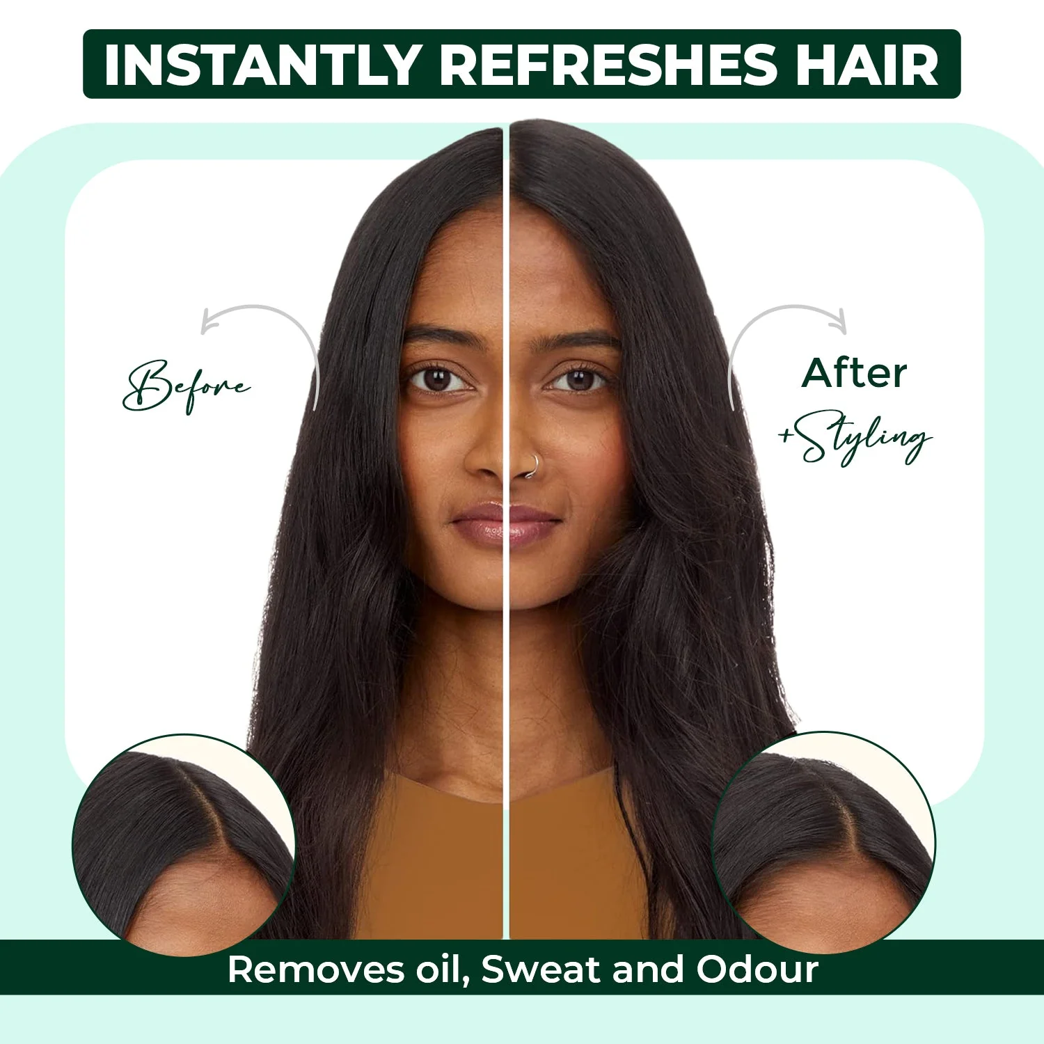 Sanfe Instant Hair Volumizing Dry Shampoo - 50ML - Image 2
