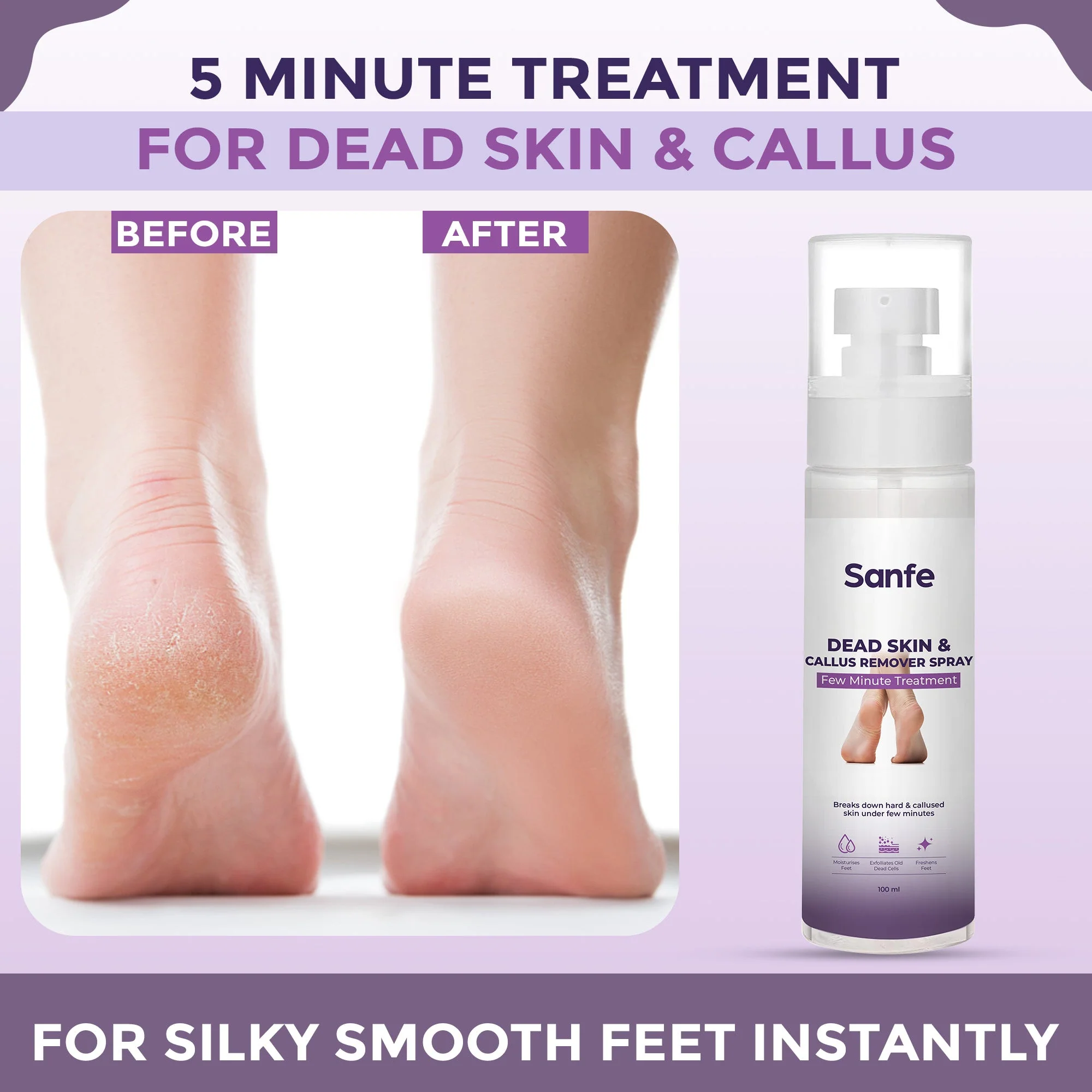 Sanfe Instant Skin & Foot Glow Combo - Image 3