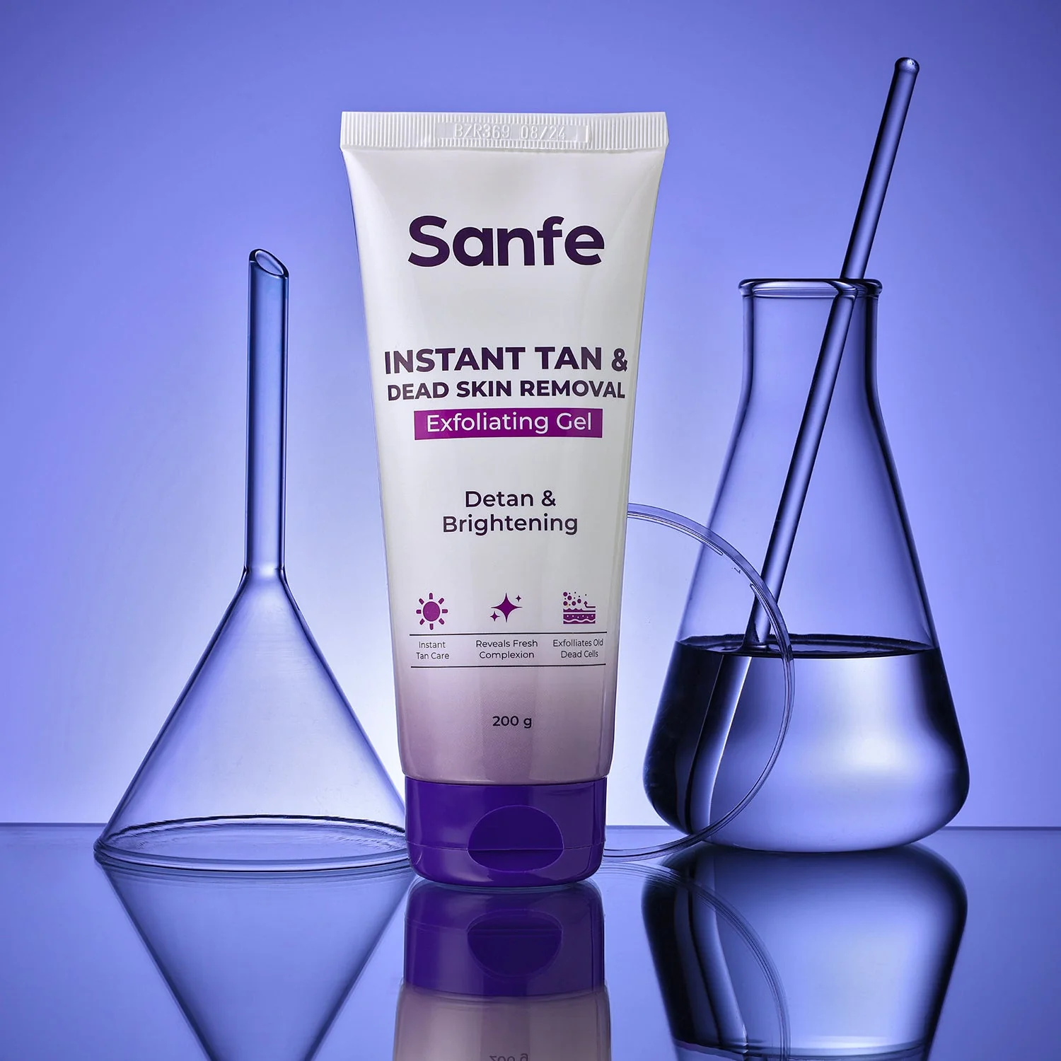 Sanfe Instant Tan & Dead Skin Removal Exfoliating Gel 200g (Pack of 4) - Image 5