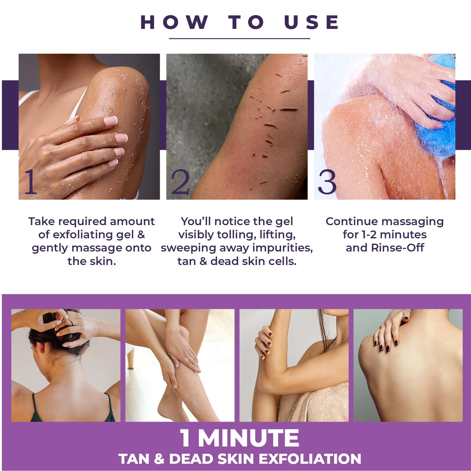 Sanfe Instant Tan & Dead Skin Removal Exfoliating Gel 200g (Pack of 4) - Image 8