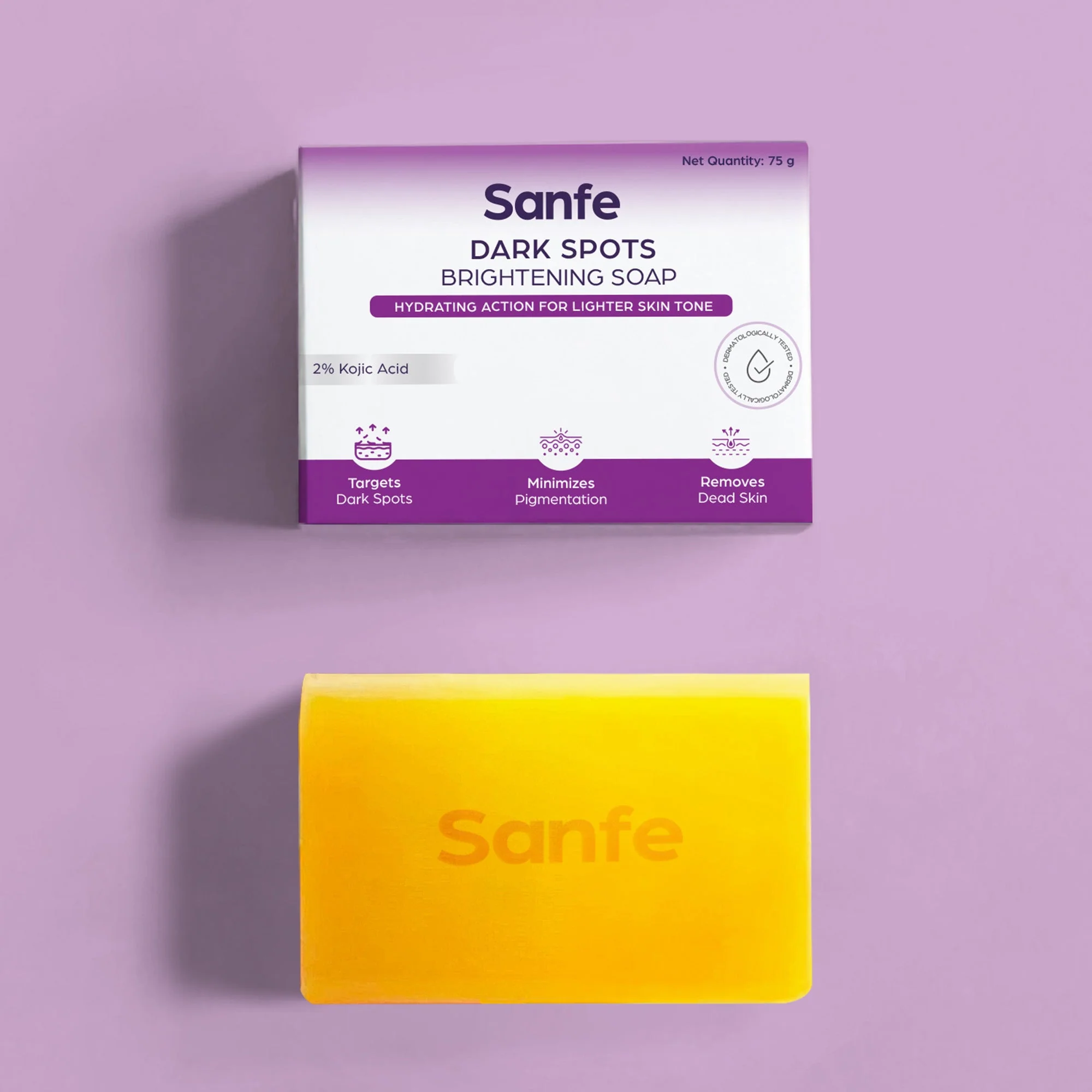 Sanfe Kojic Acid Soap for Dark Spots & Pigmentation - Image 8