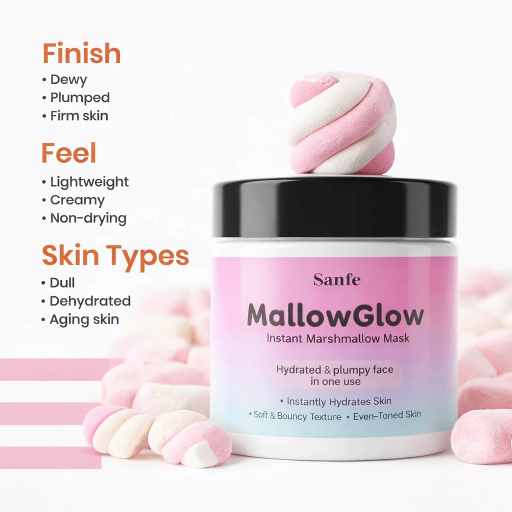 Sanfe MallowGlow Deep Hydration Marshmallow Mask - 50ml - Image 4