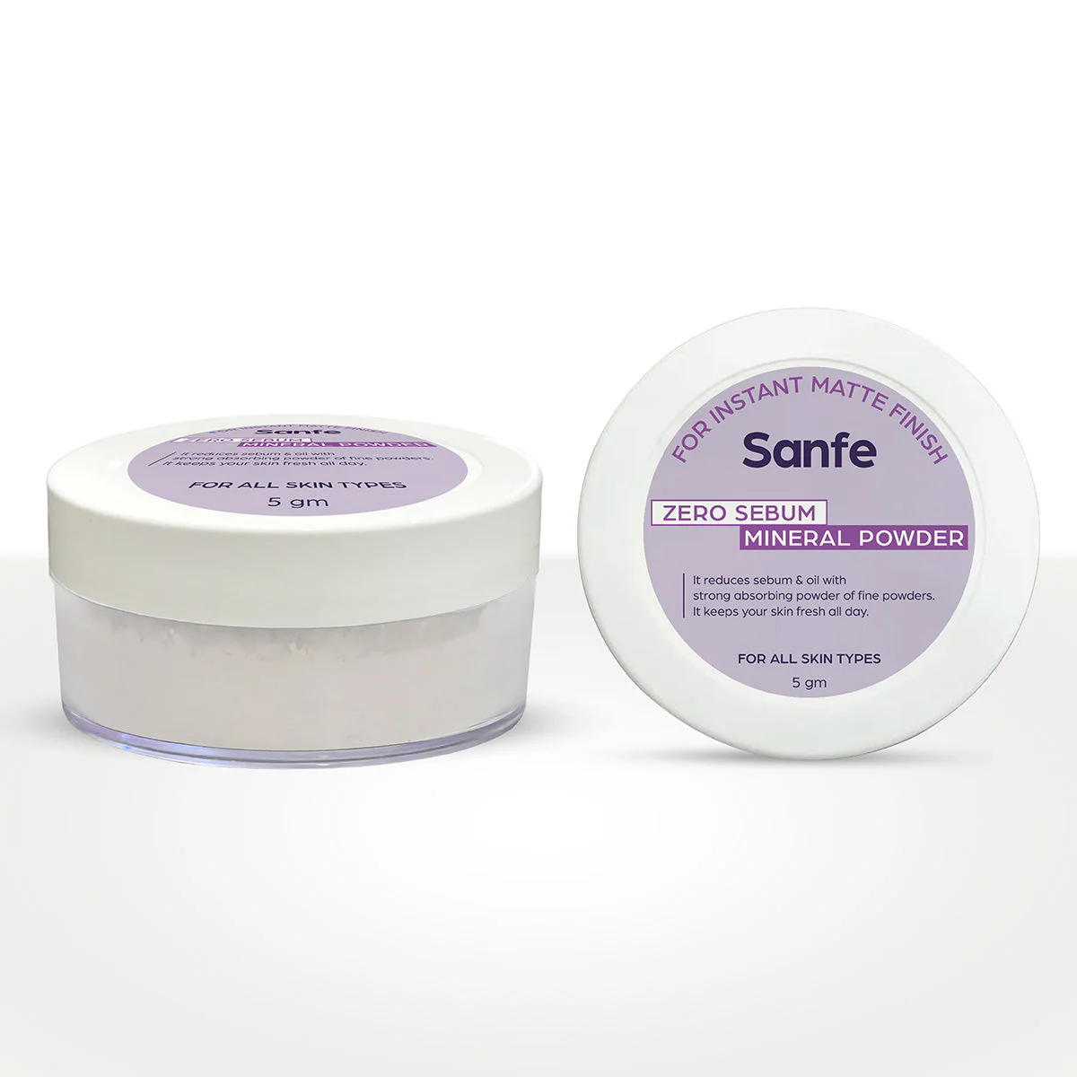 Sanfe No Sebum Mineral Powder For all skin types, 10gm - Image 7