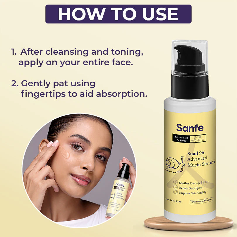 Sanfe Snail 96 Advanced Mucin Serum - 50ml - Image 6