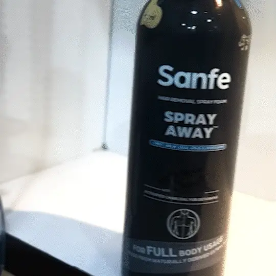 Sanfe Spray Away Hair Removal Spray - Charcoal - Image 2