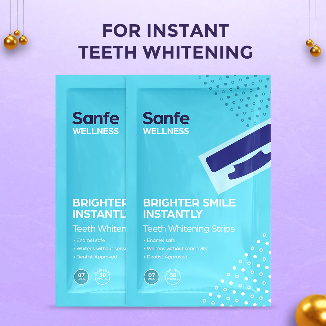 Sanfe Teeth Whitening Strips - 14 Pairs, For men & women - Image 6