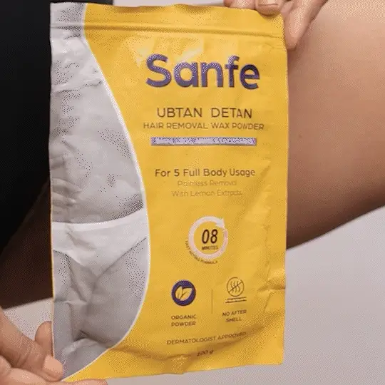Sanfe Ubtan Detan Hair Removal Wax Powder (Pack of 3) - Image 2