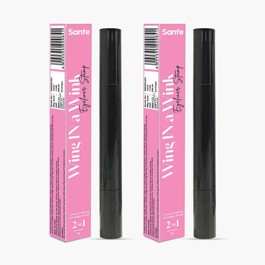 Sanfe Wink Eye Liner With Stamp (Pack of 2)
