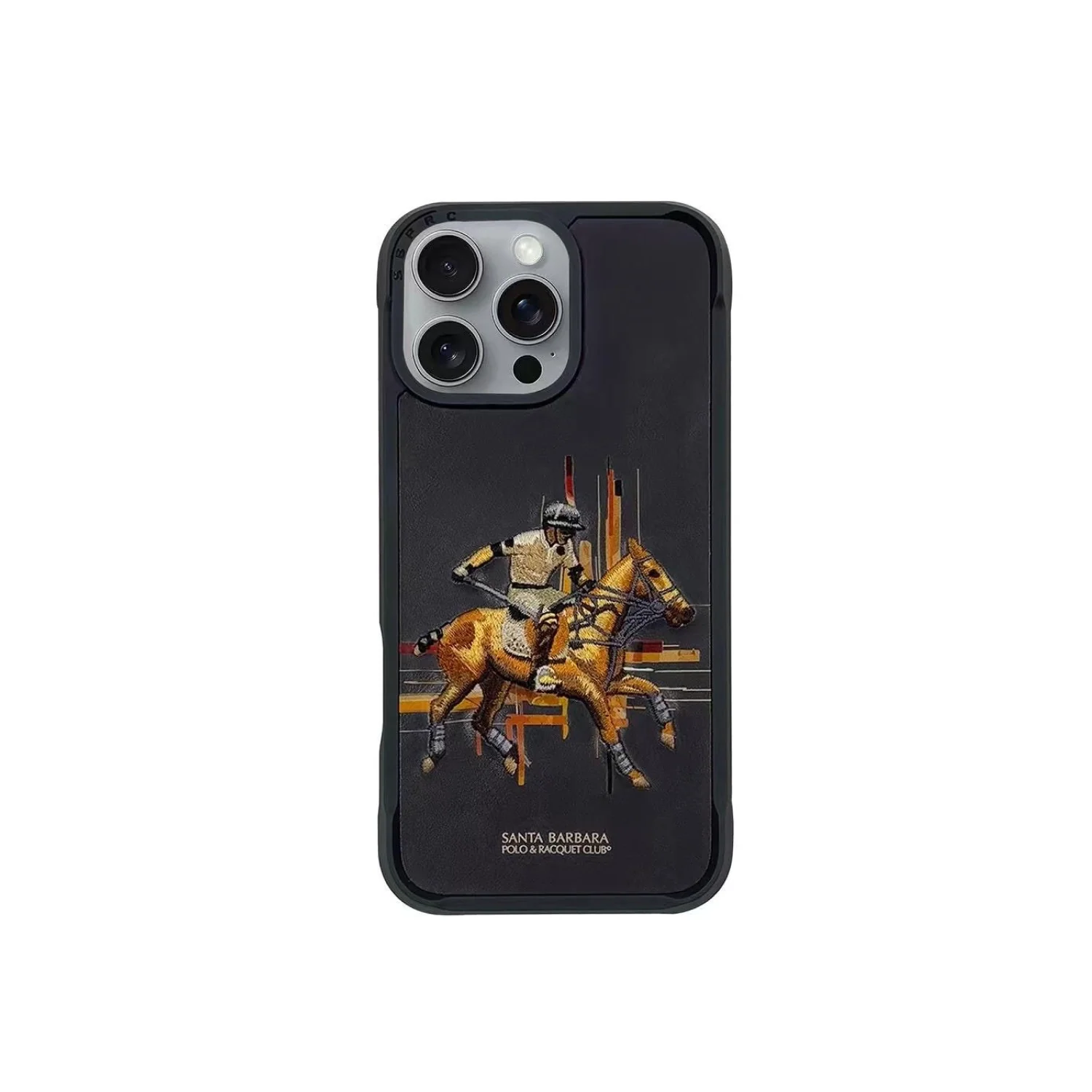 Santa Barbara Polo & Racquet Club โ Cedric Series Premium iPhone Case - Black