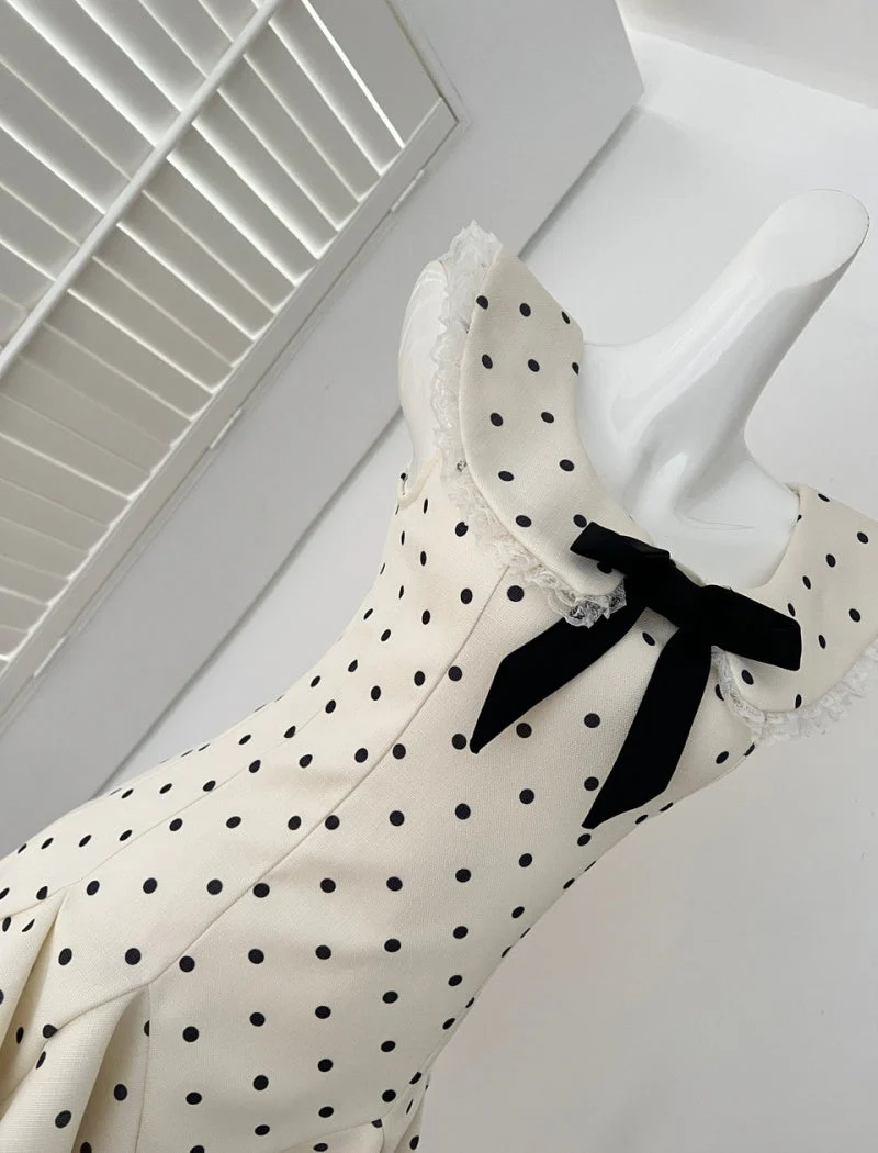 Sarah Polka Dot Dress - Image 2