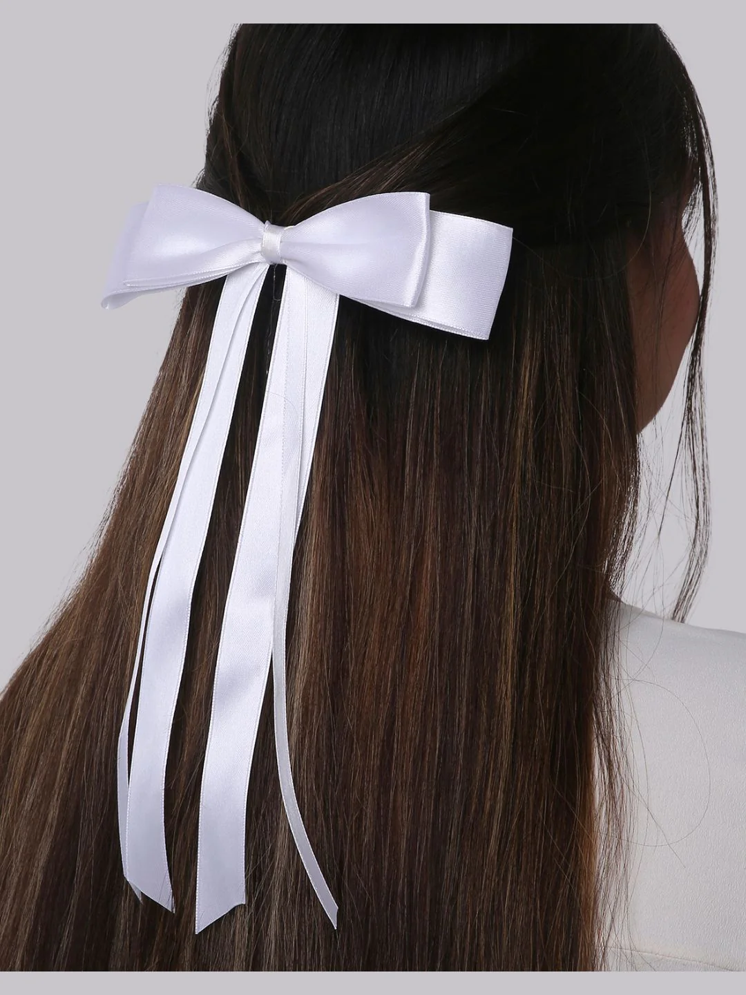 Satin Silk Ribbon XXL Bow for Stylish Hair - Image 3