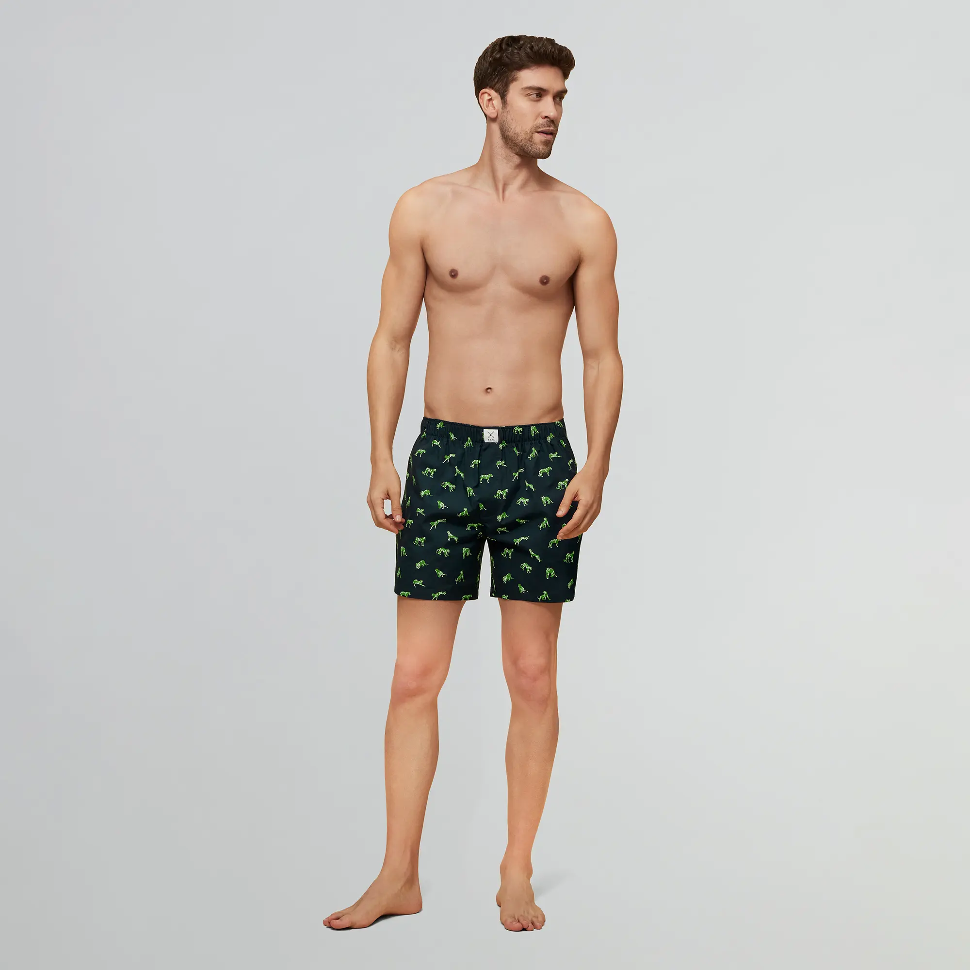 Savanna Cotton Boxers Wildcat Green - Image 3
