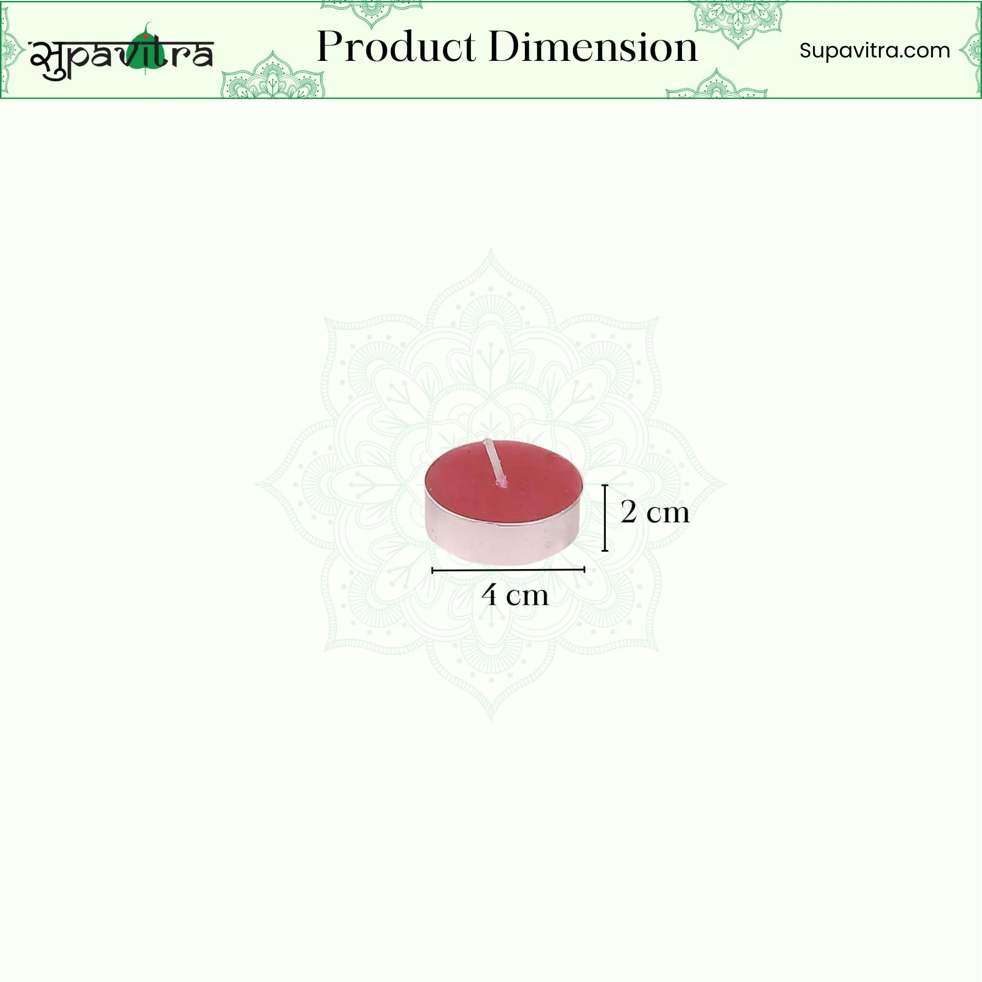 Scented Tealight Candles for Home Decoration, Diwali Decoration Light Set of 40 - Image 4