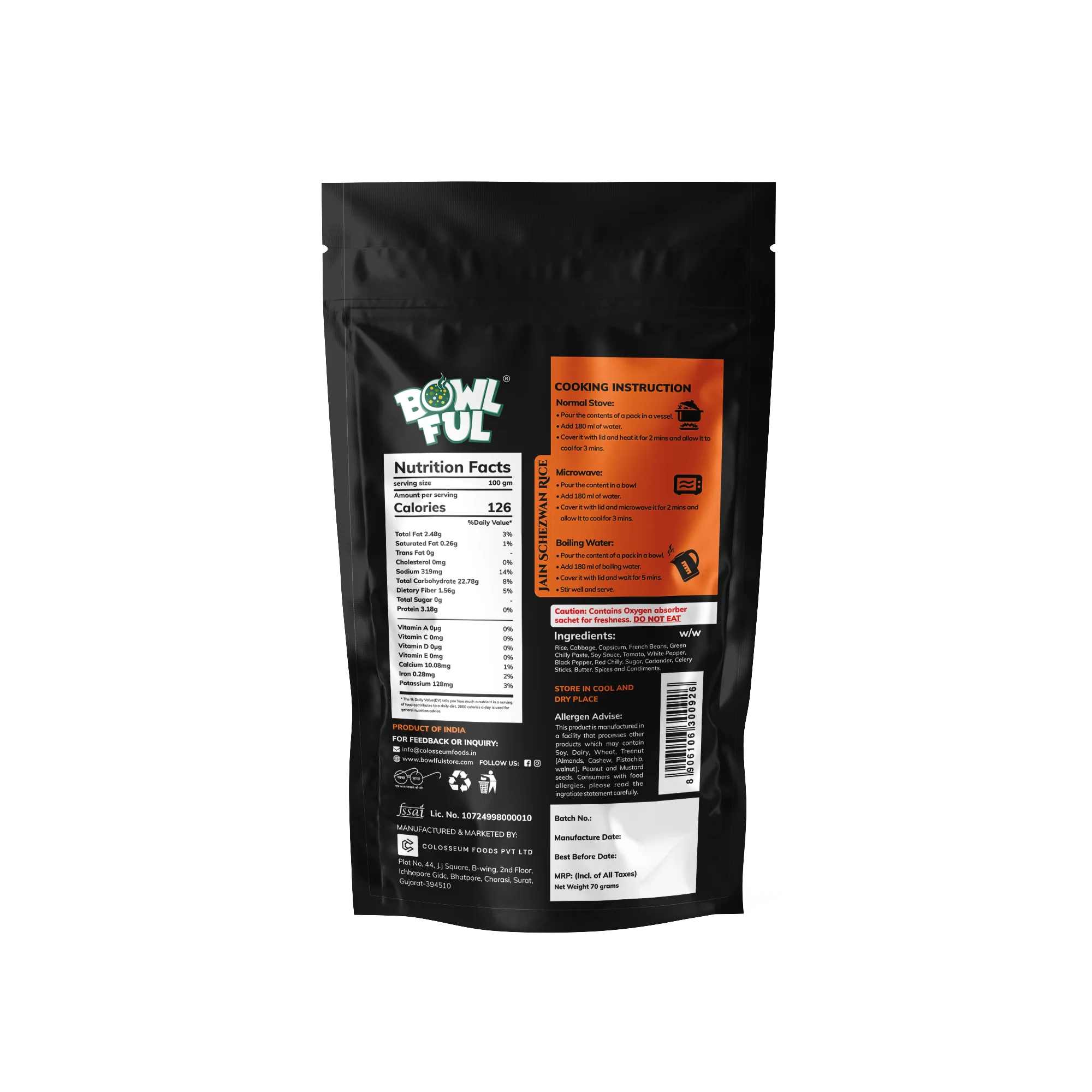 Schezwan Rice Jain Pack Of 4 - Image 2