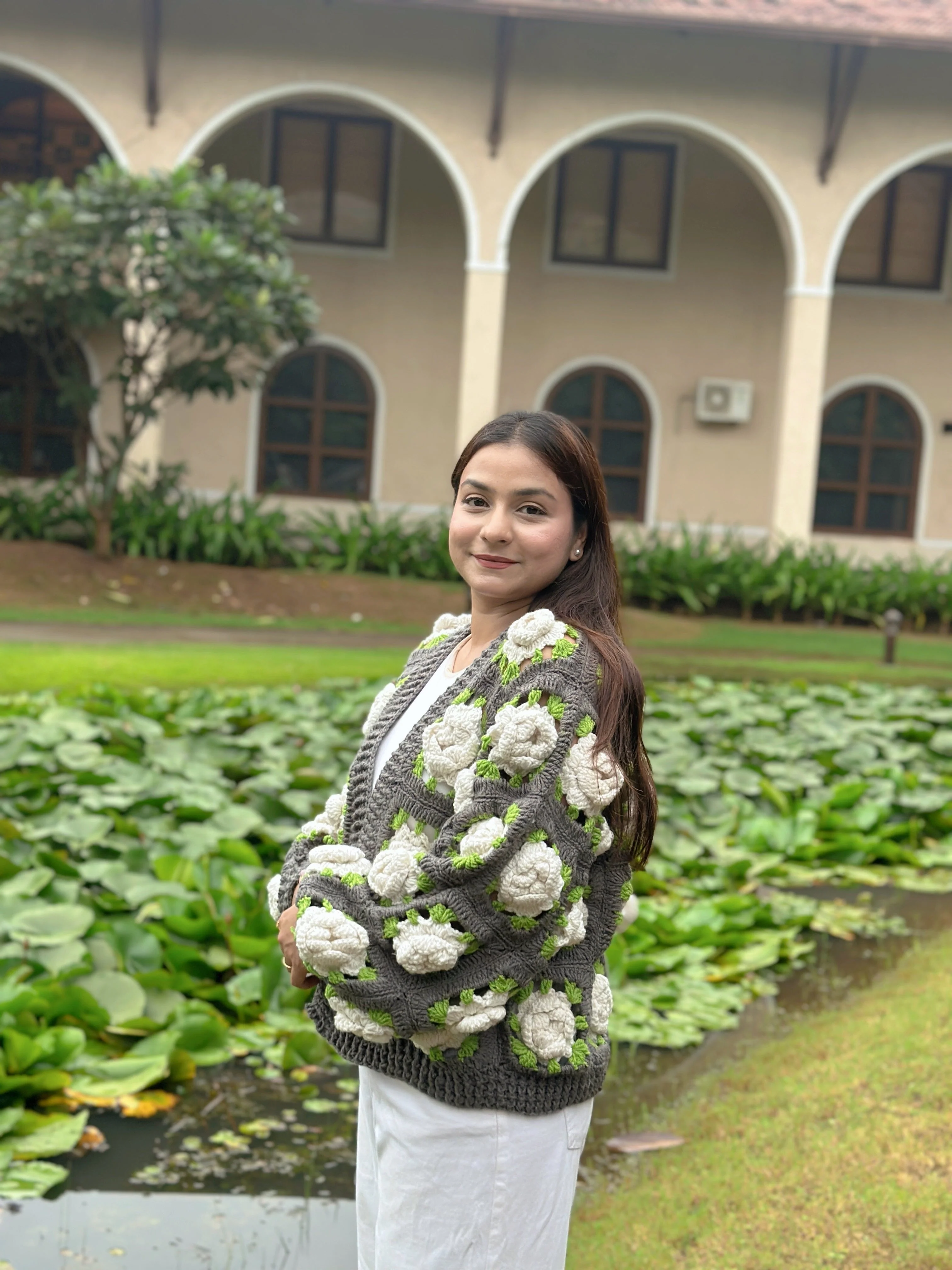 Scottish Rose Garden Cardigan - Image 4