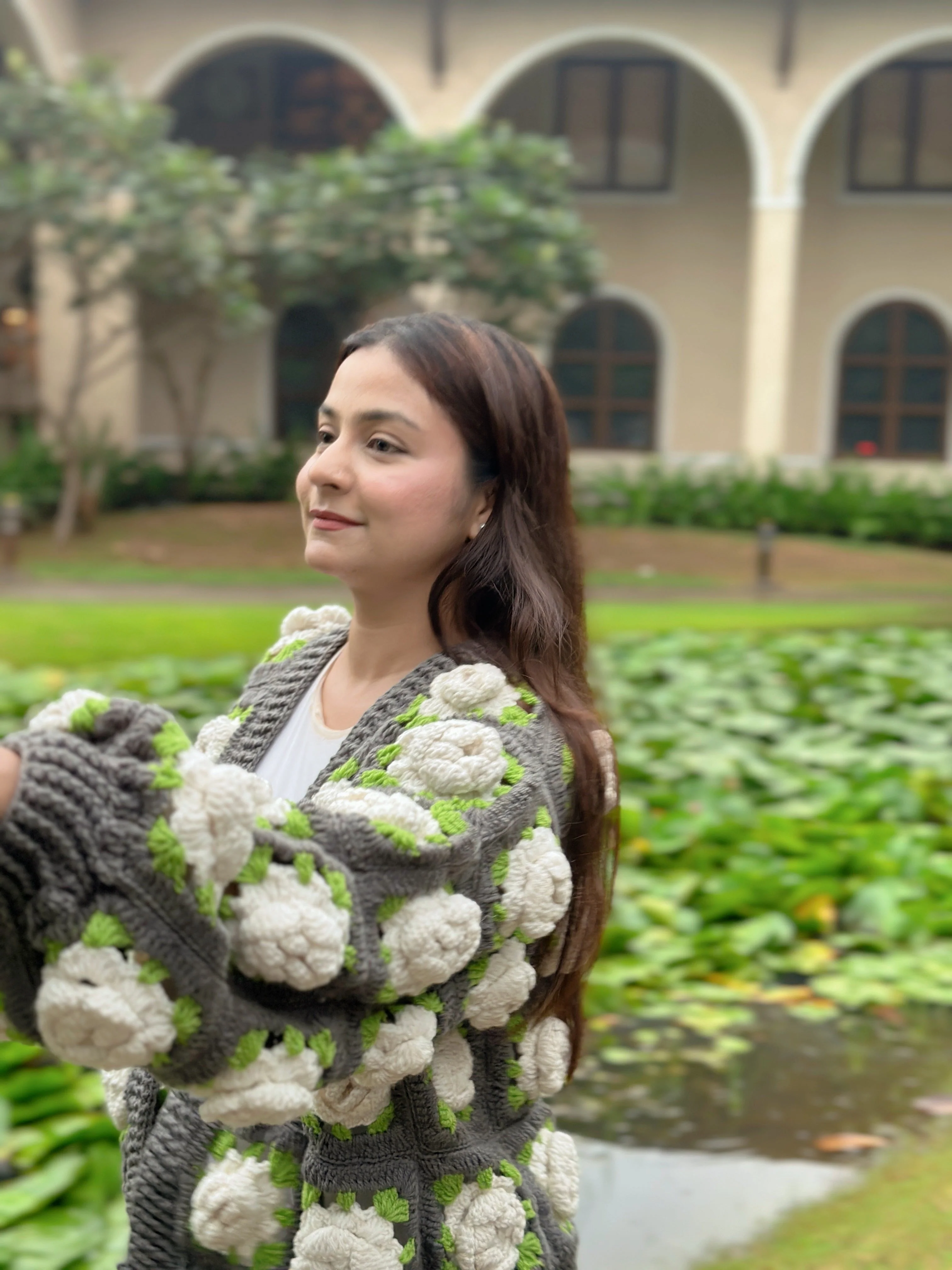 Scottish Rose Garden Cardigan - Image 5